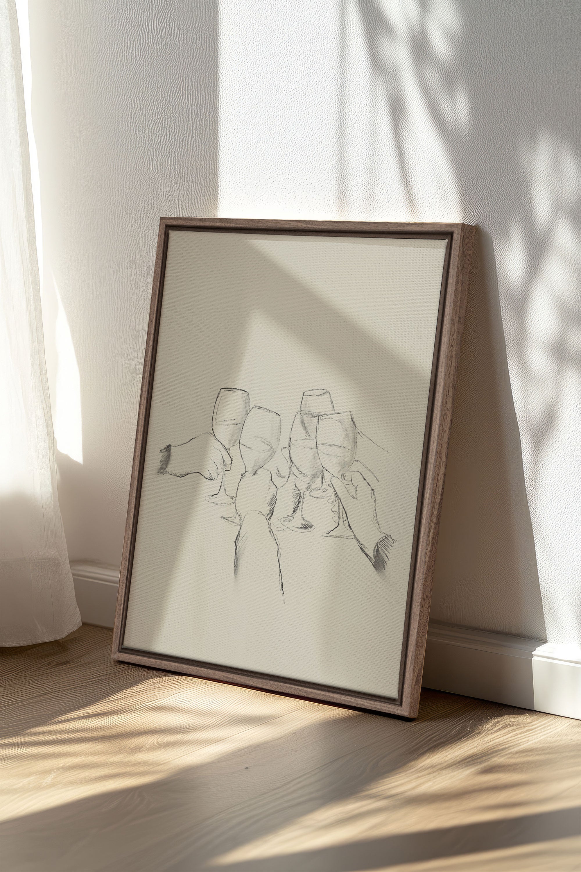 SANTÉ!, Oeuvre sur toile étirée