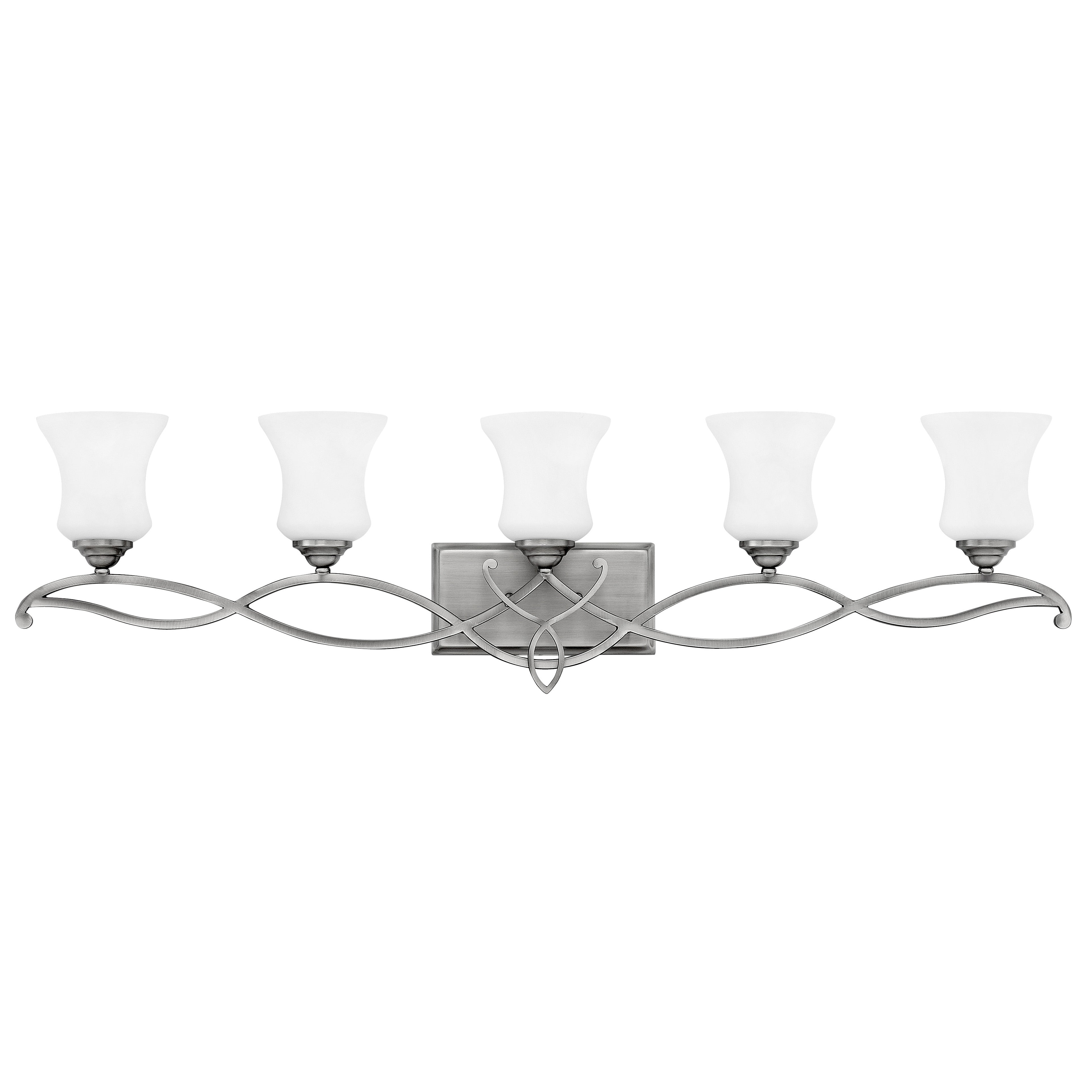 Très grand luminaire de vanité à cinq lumières