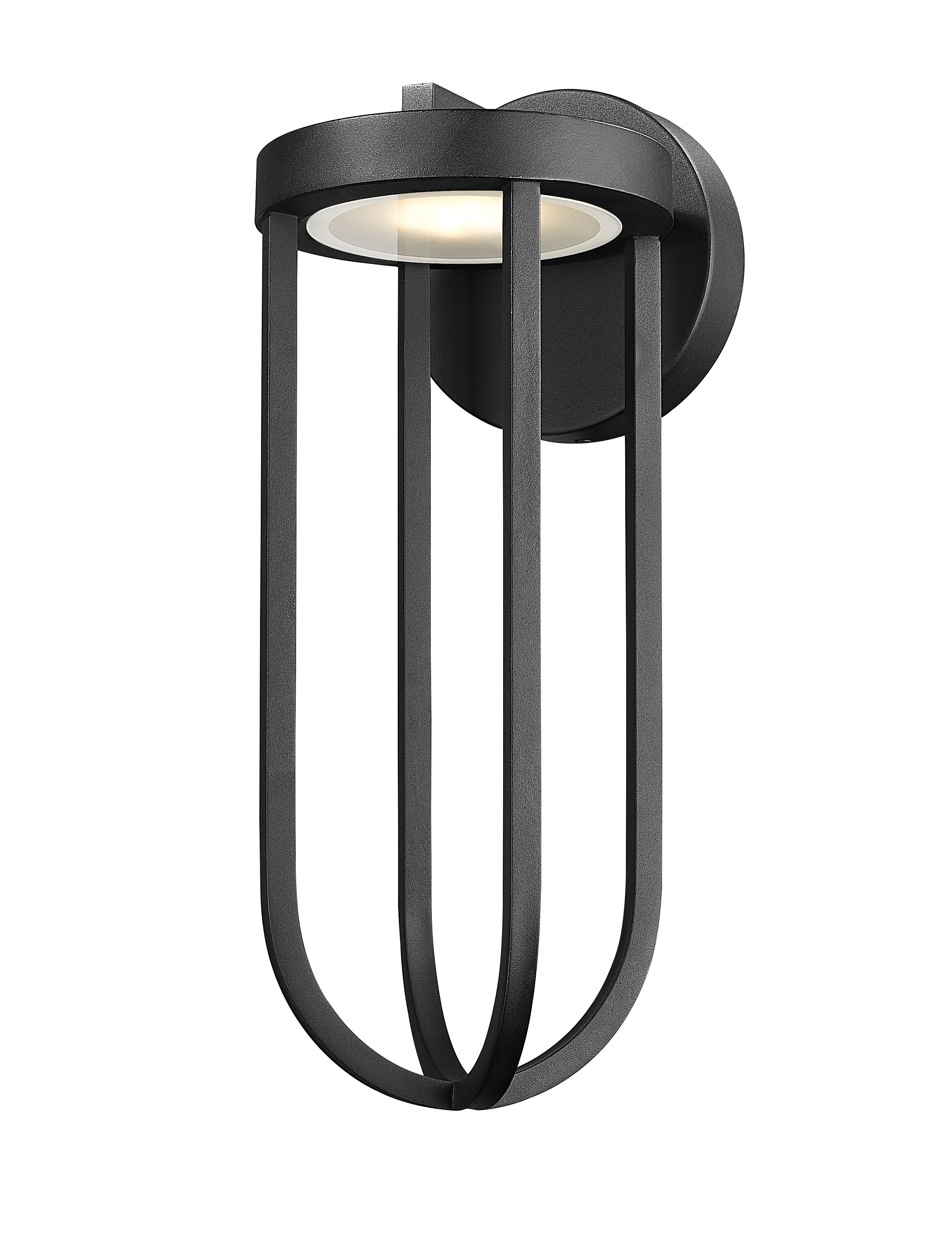LELAND Murale exterieure Noir DEL INTÉGRÉ - 5005M-BK-LED | Z-LITE