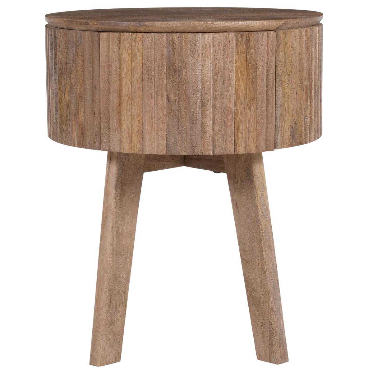 Table d’appoint ronde à 1 tiroir | Balark | World Wide