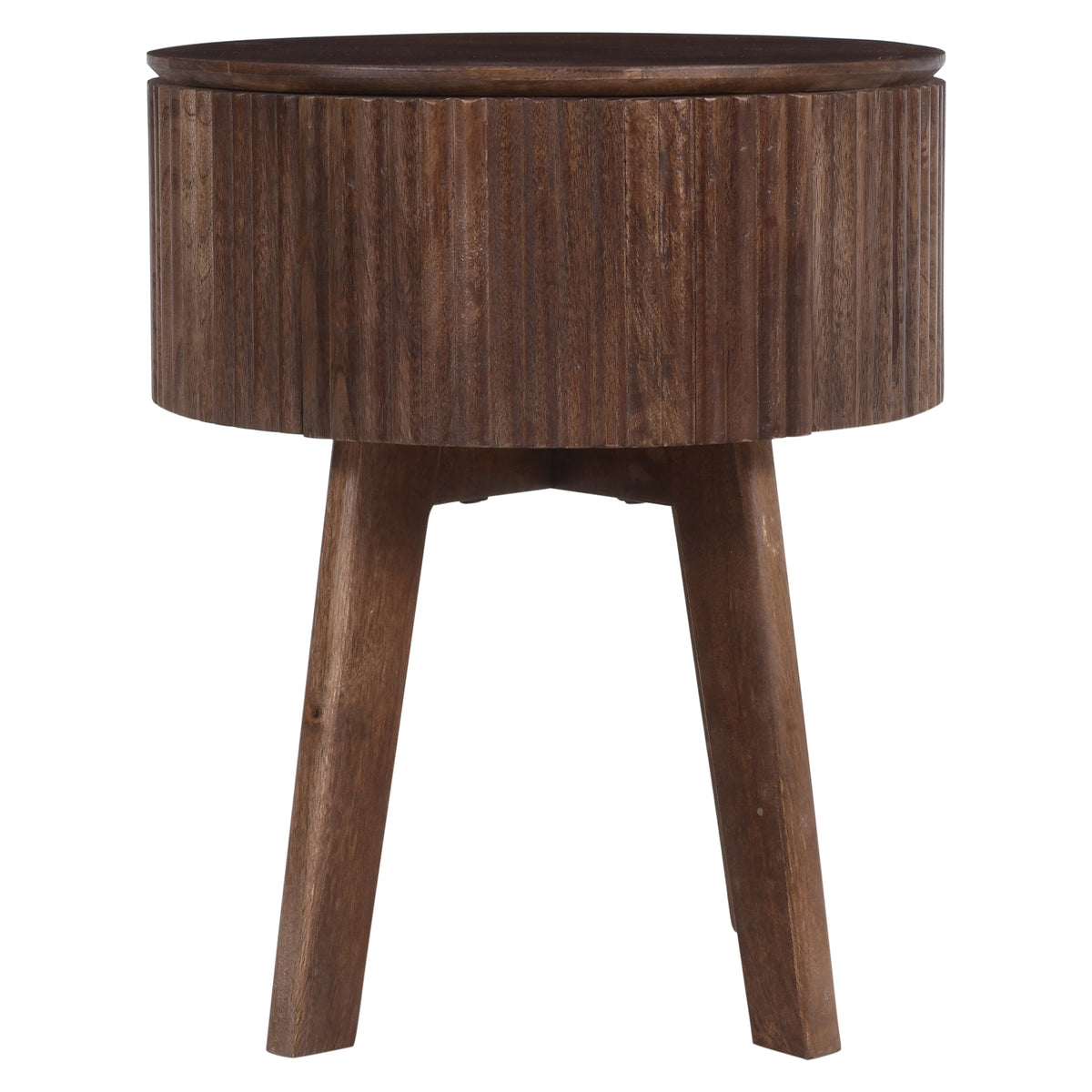 Table d’appoint ronde à 1 tiroir | Balark | World Wide