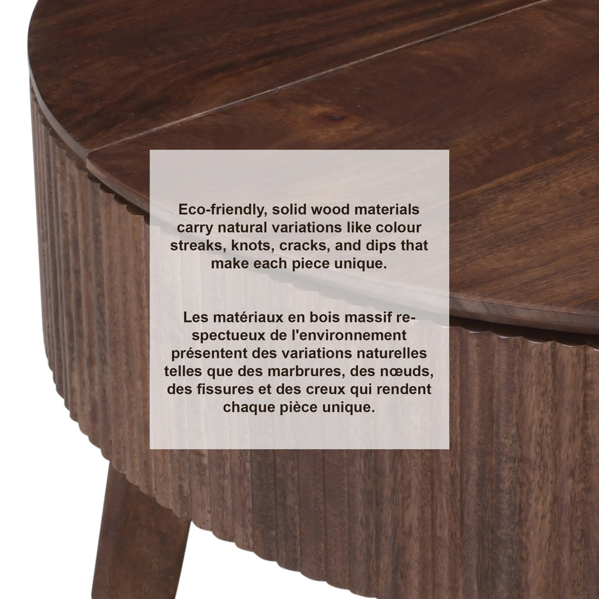 Table d’appoint ronde à 1 tiroir | Balark | World Wide