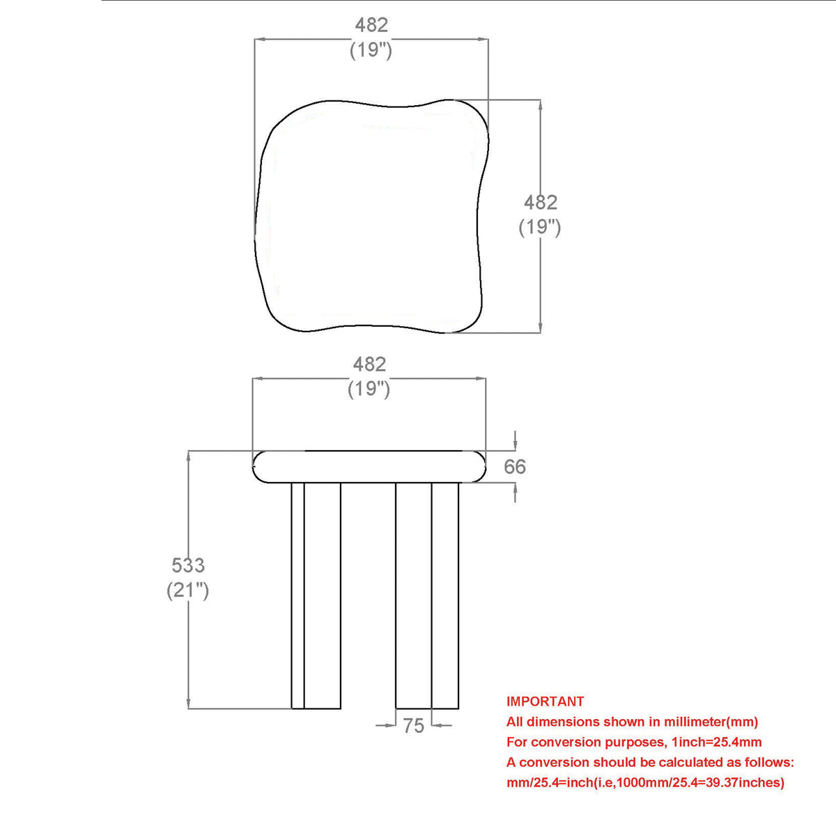 Table d’appoint organique | Zaloa | World Wide