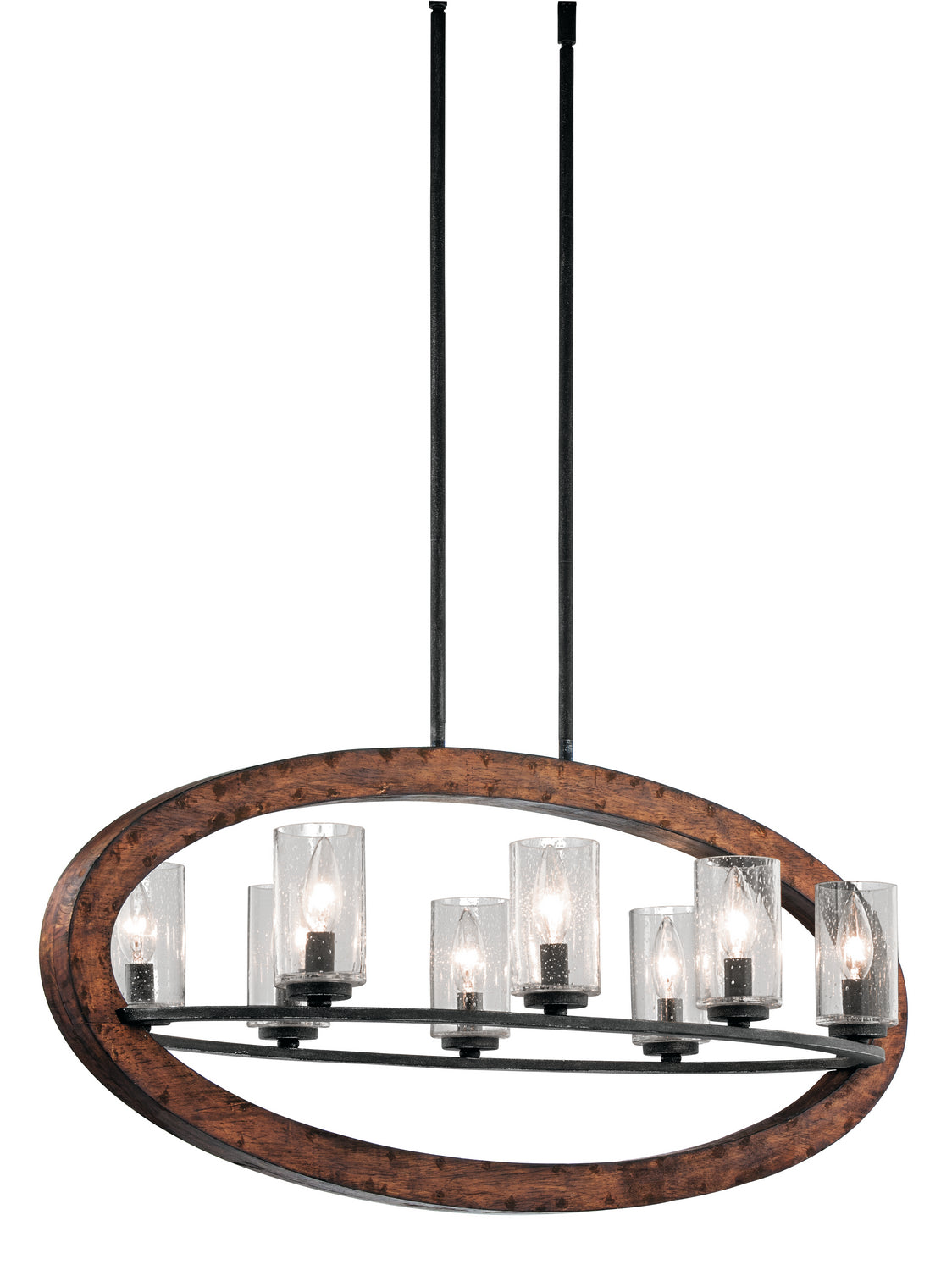 Lustre linéaire 8 lumières | Grand Bank