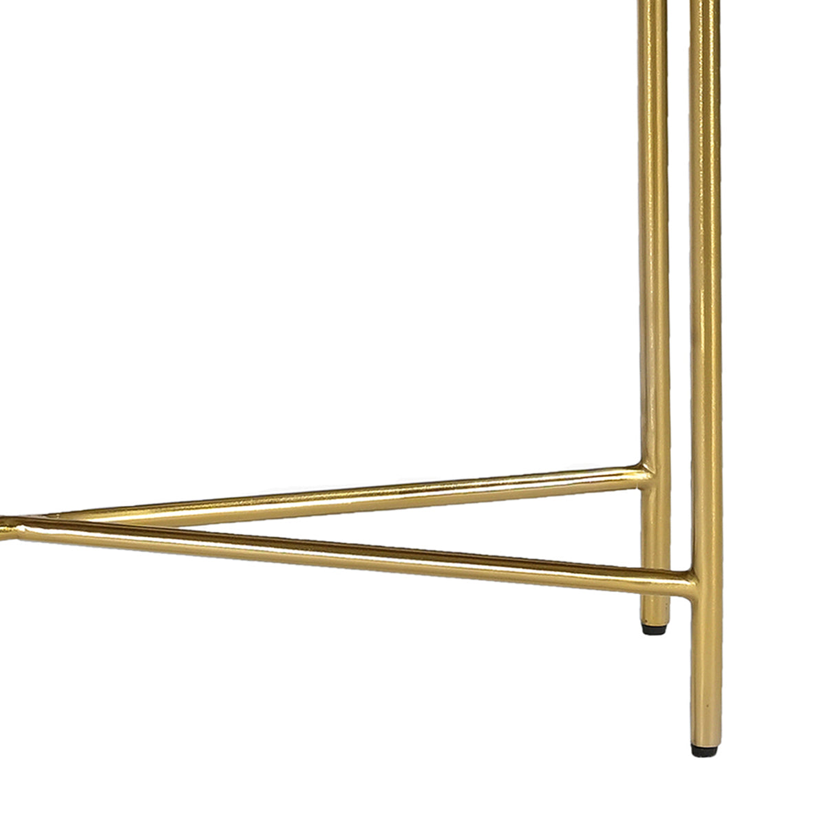 Console ovale avec 2 tiroirs Reyna – fini NOYER/BLANC | World Wide