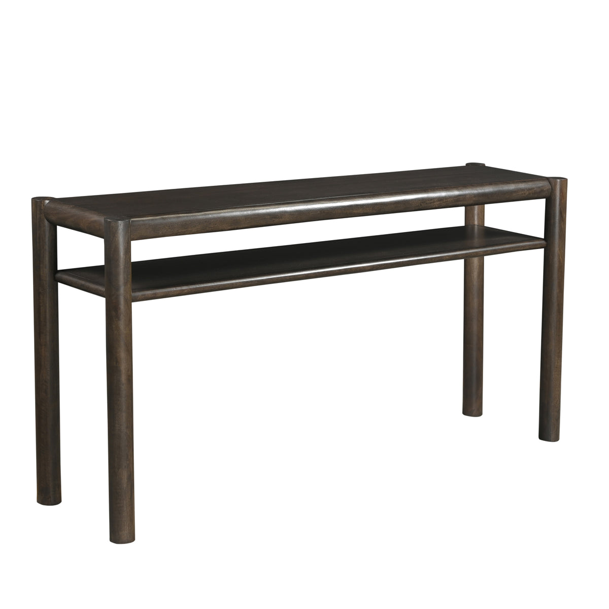 Console rectangulaire à deux tablettes Advik – fini MOKA | World Wide
