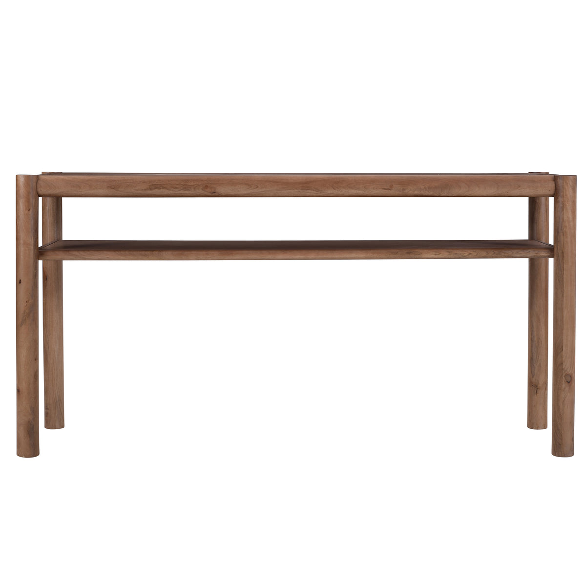 Console rectangulaire à deux tablettes Advik – fini NOYER | World Wide