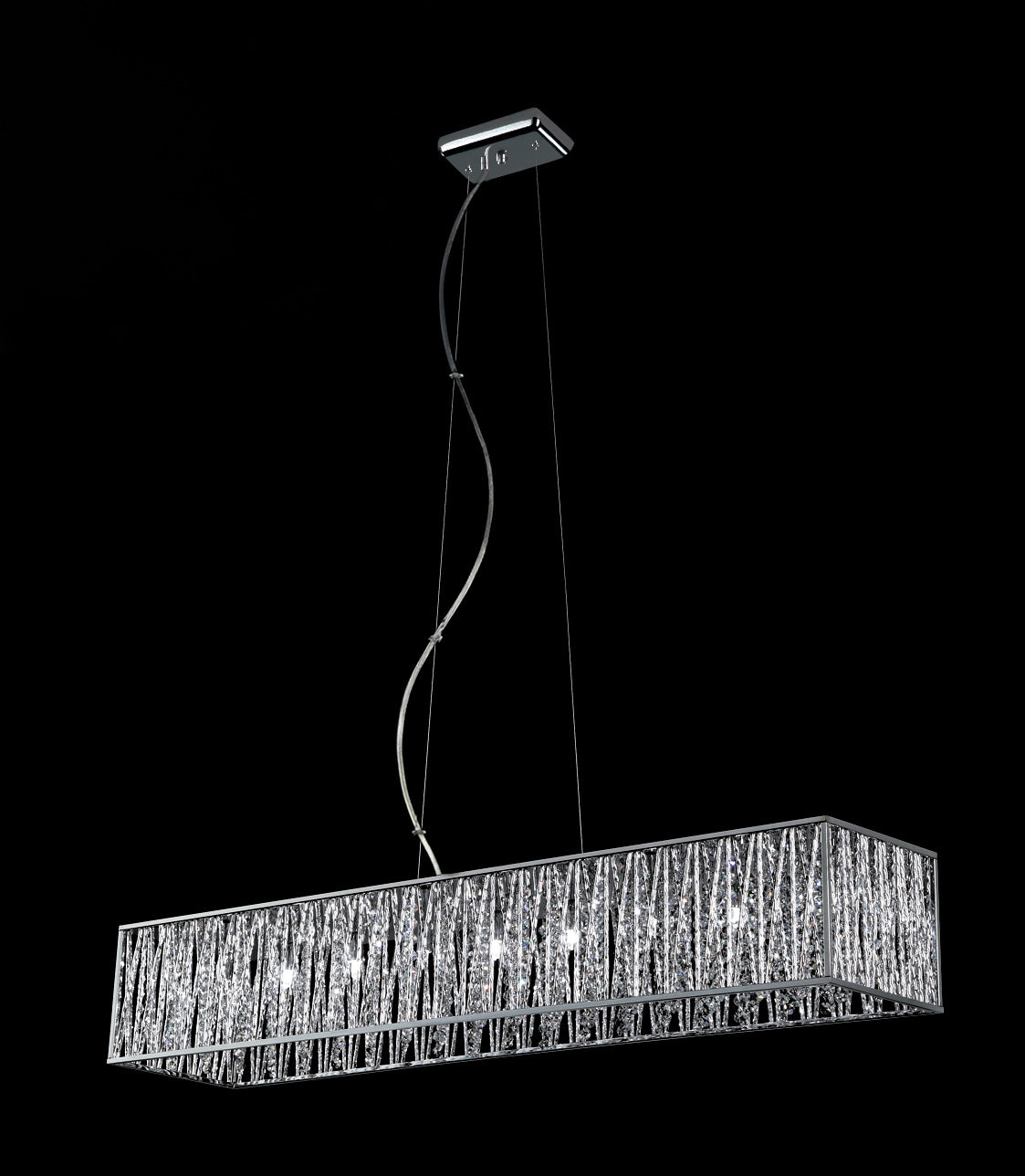 Lustre linéaire 9 lumières | Terra