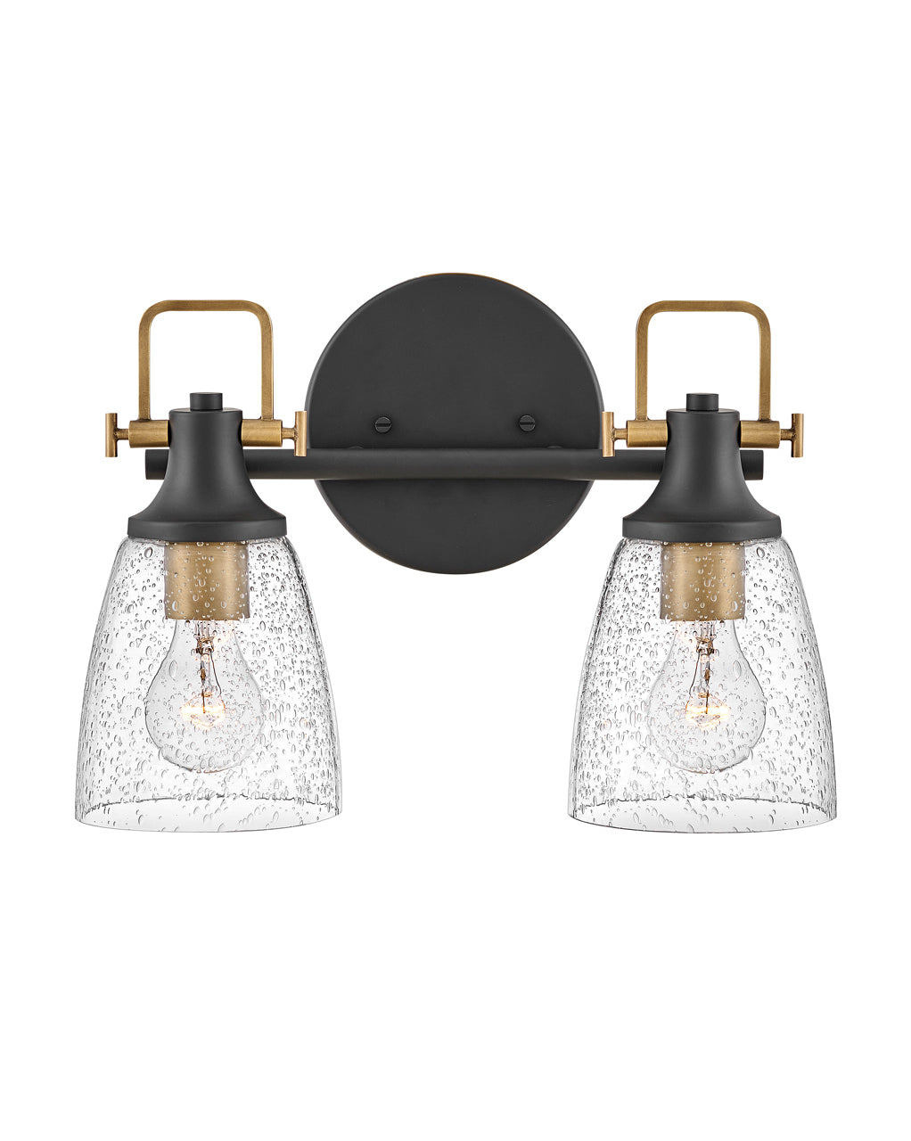 Petit luminaire de vanité à deux lumières