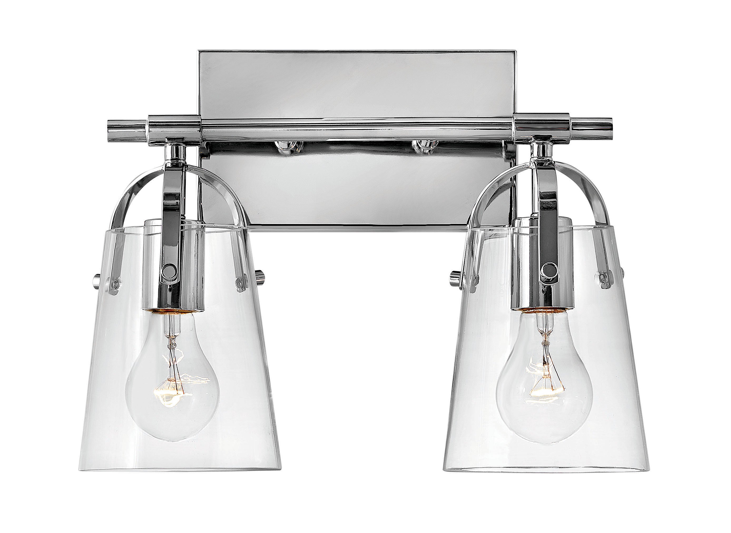 Petit luminaire de vanité à deux lumières