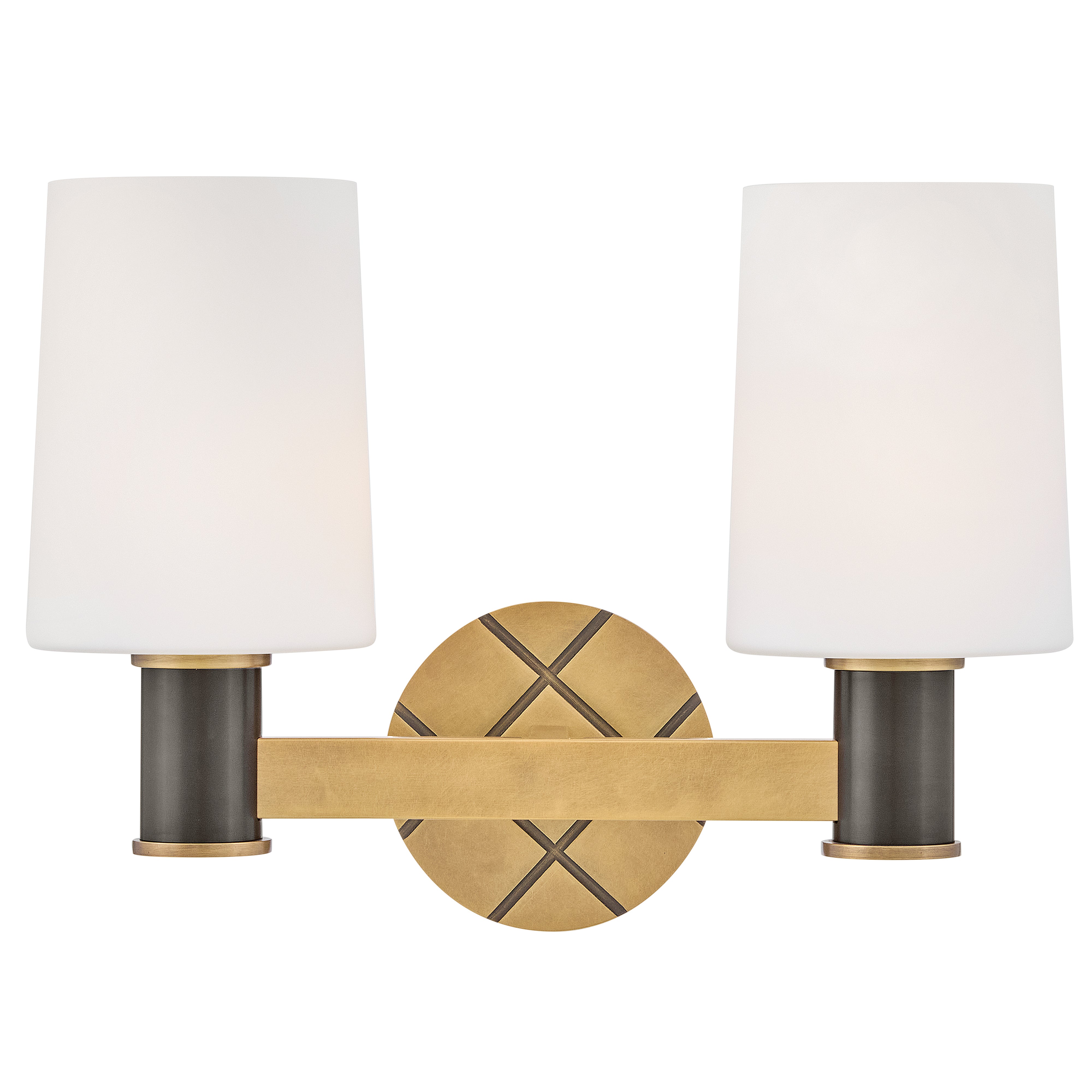Petit luminaire de vanité à deux lumières