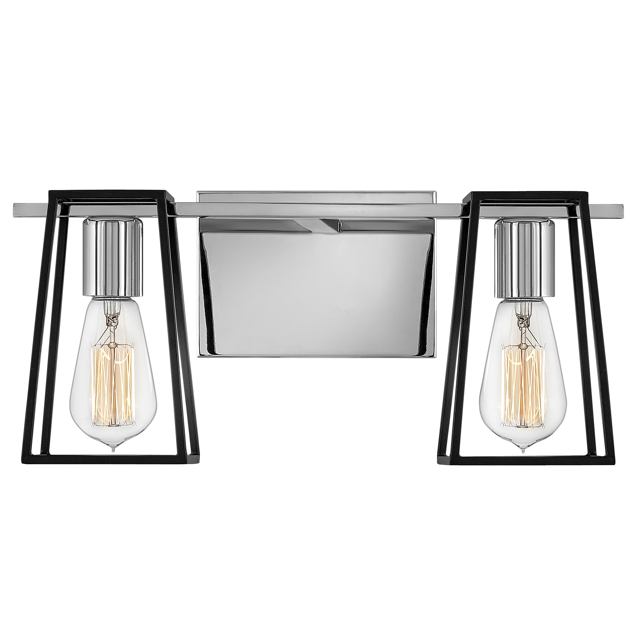 Petit luminaire de vanité à deux lumières