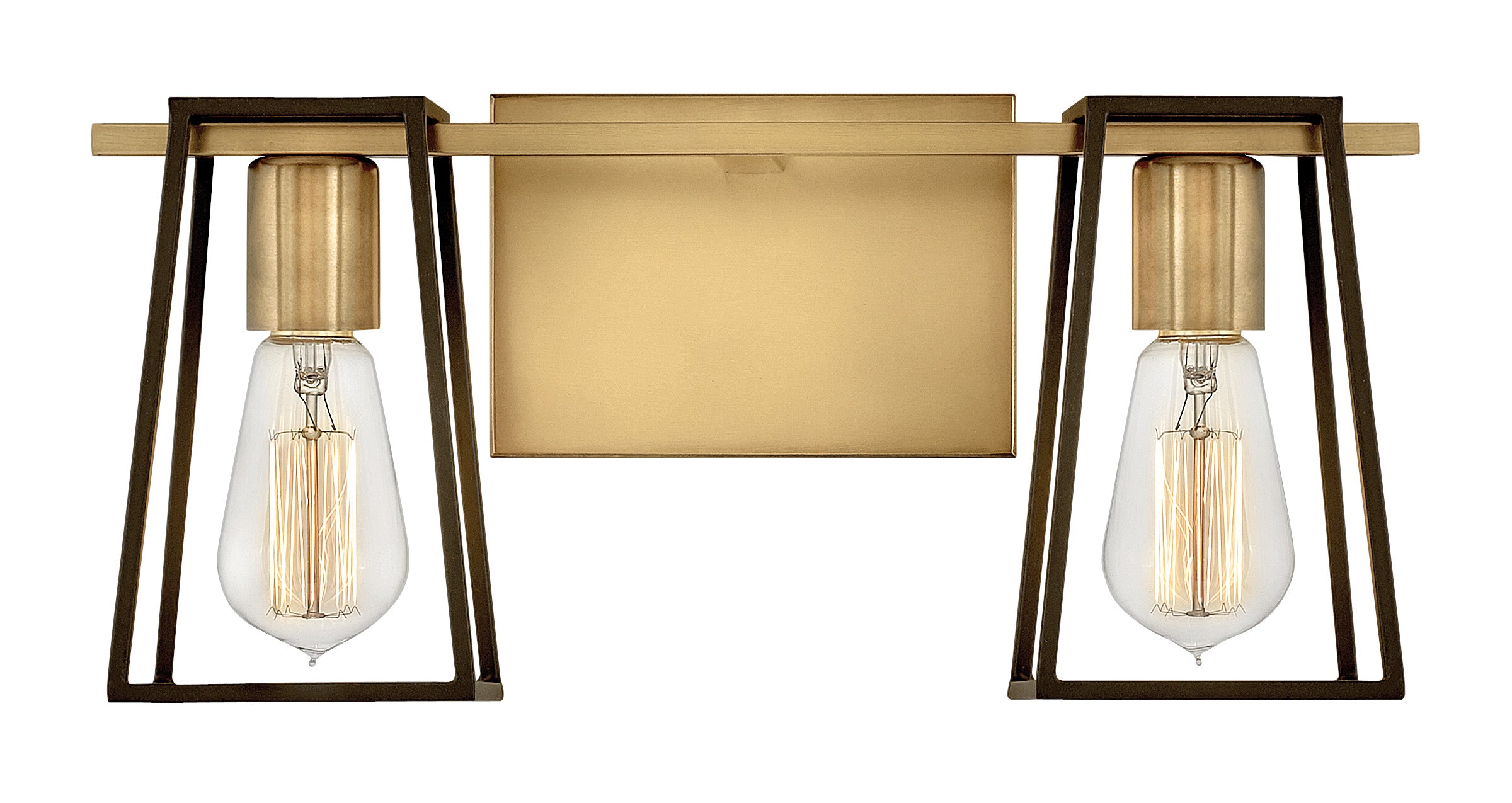 Petit luminaire de vanité à deux lumières