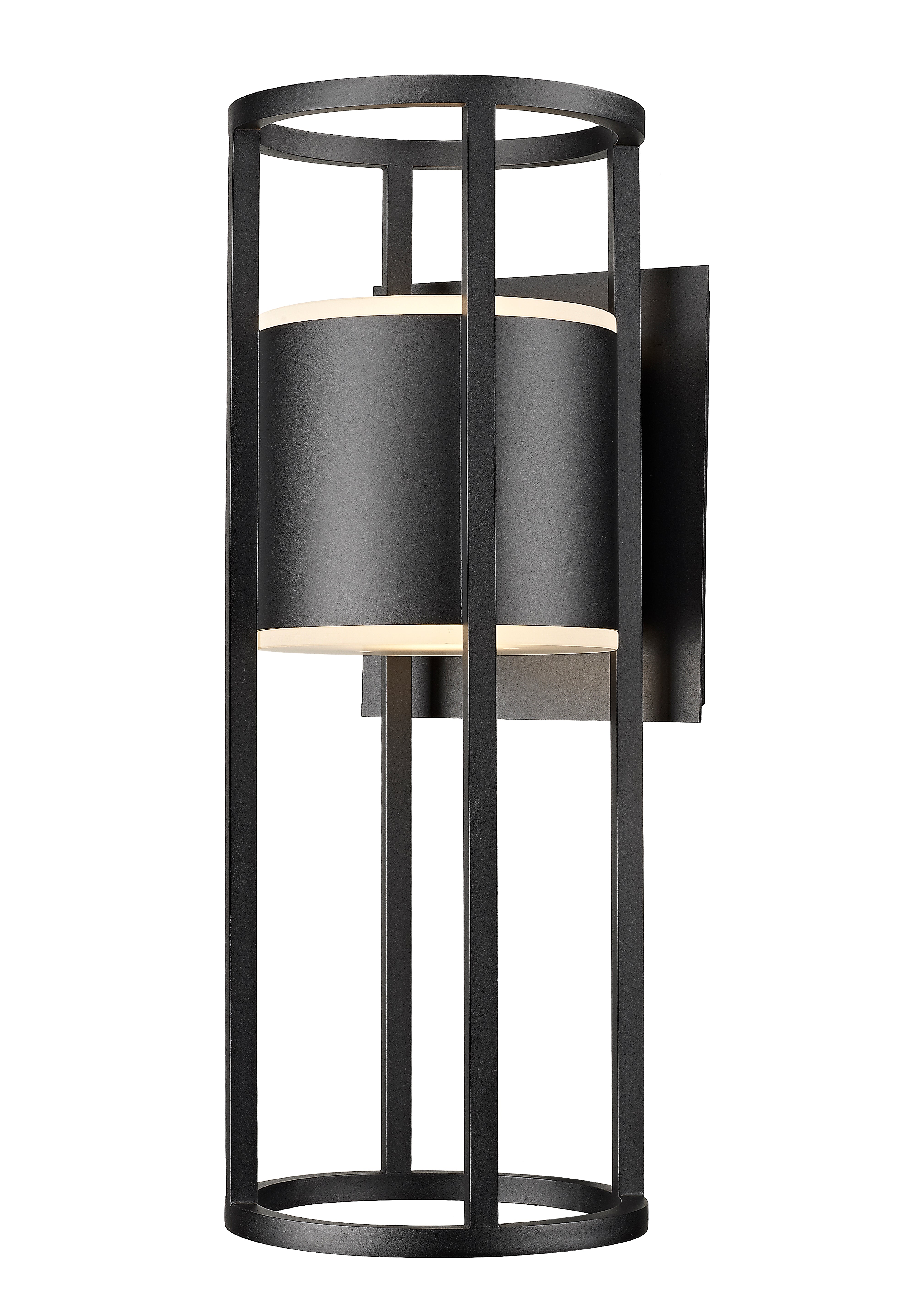 LUCA Outdoor wall sconce Black INTEGRATED LED - 517B-BK-LED | Z-LITE