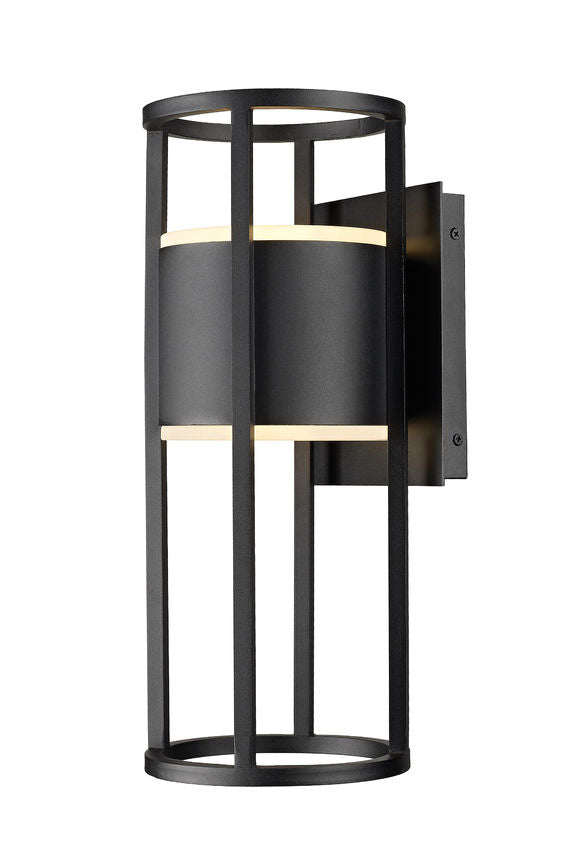 LUCA Outdoor wall sconce Black INTEGRATED LED - 517M-BK-LED | Z-LITE