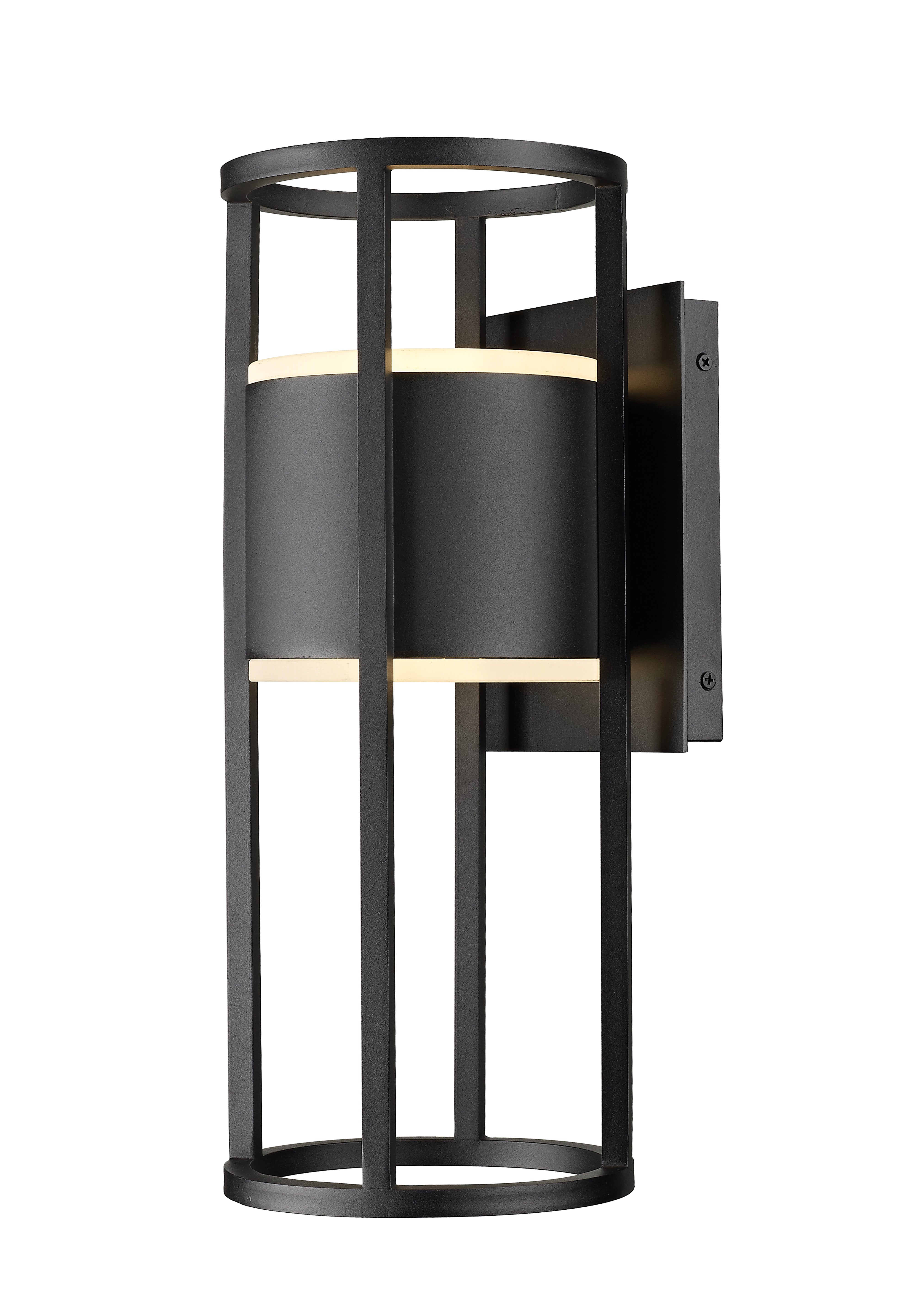 LUCA Outdoor wall sconce Black INTEGRATED LED - 517M-BK-LED | Z-LITE