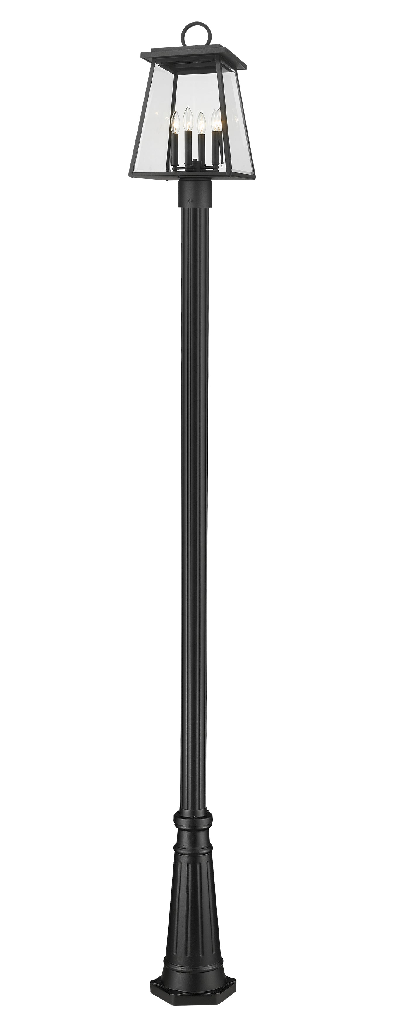 BROUGHTON Luminaire sur poteau Noir - 521PHBR-519P-BK | Z-LITE