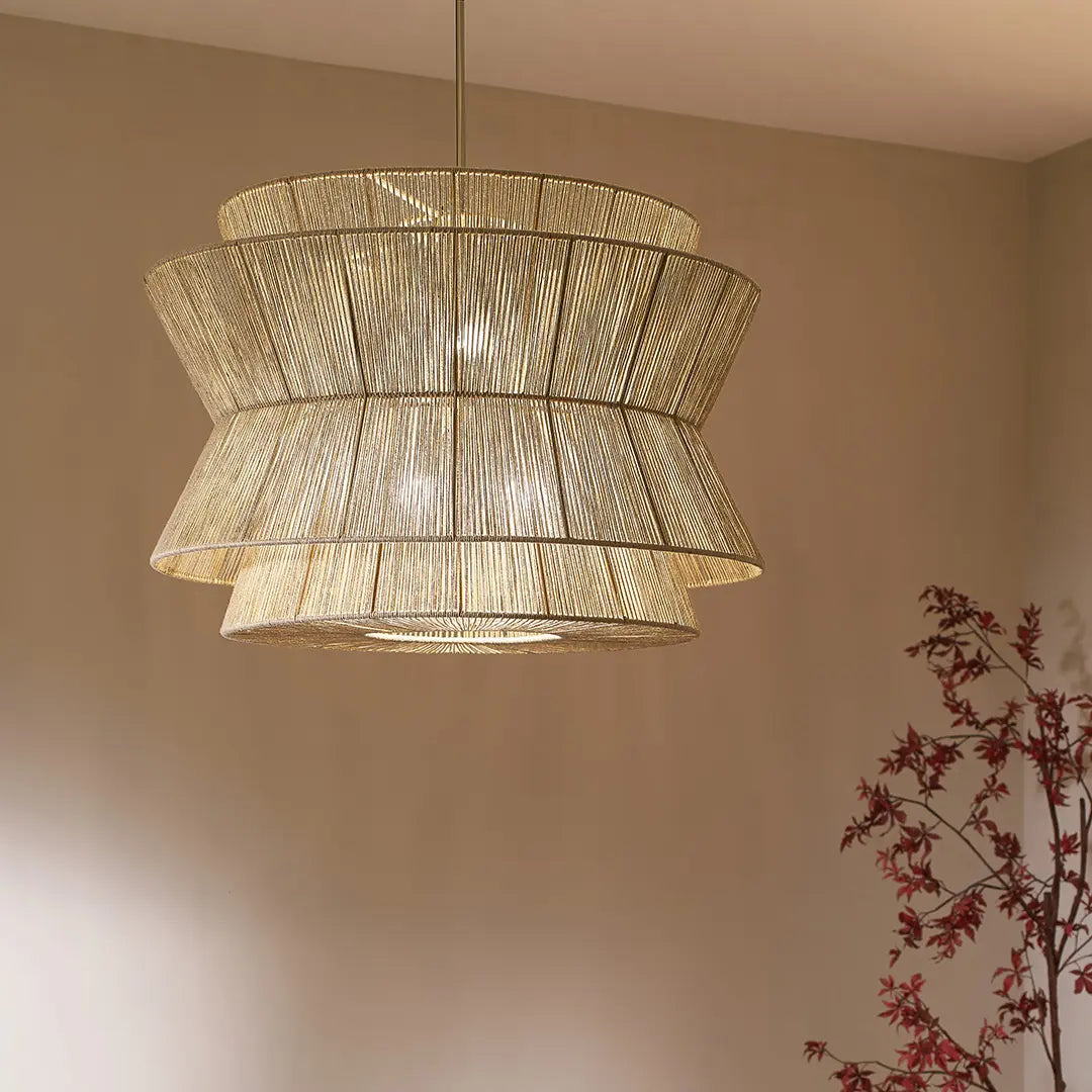 Luminaire suspendu Bronze champagne | OPHIRA