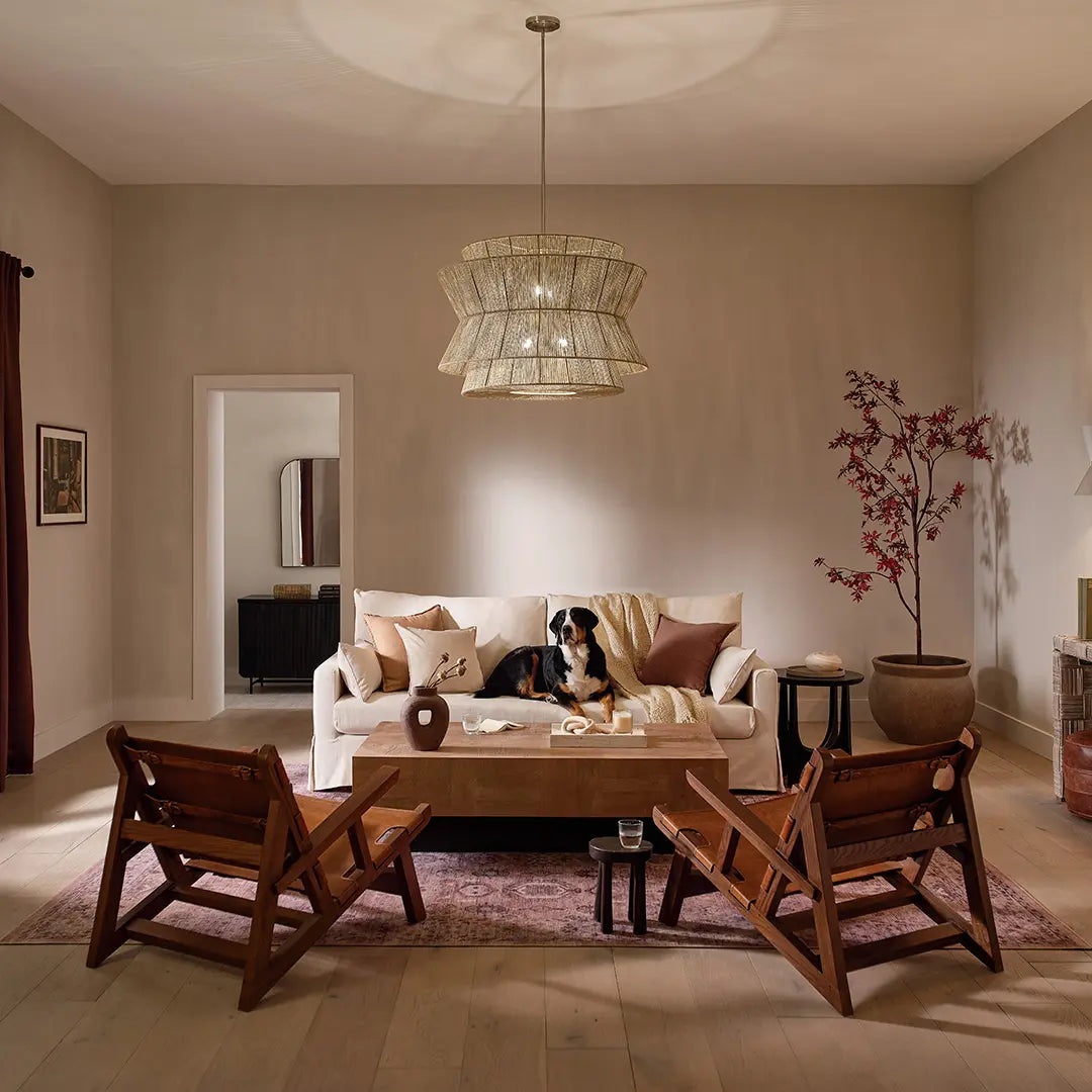Luminaire suspendu Bronze champagne | OPHIRA