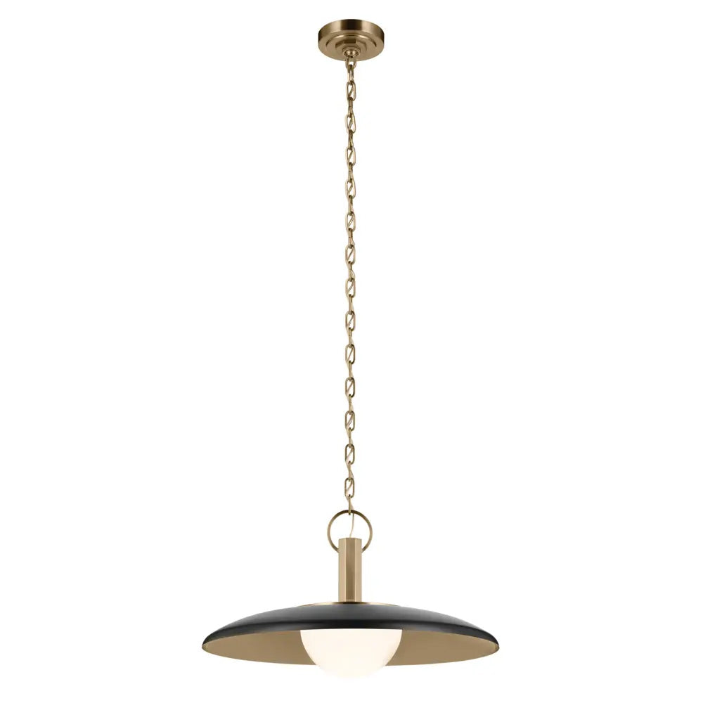 Luminaire suspendu Noir et bronze champagne | KURIO