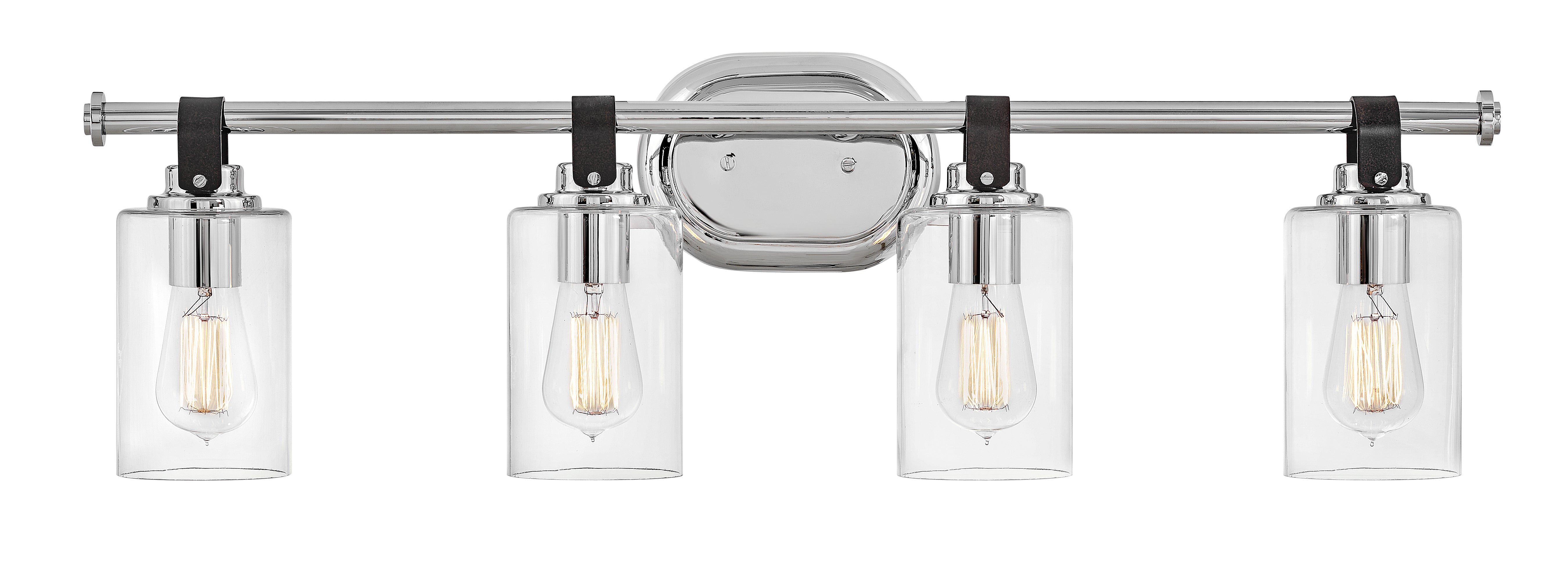 Grand luminaire de vanité à quatre lumières
