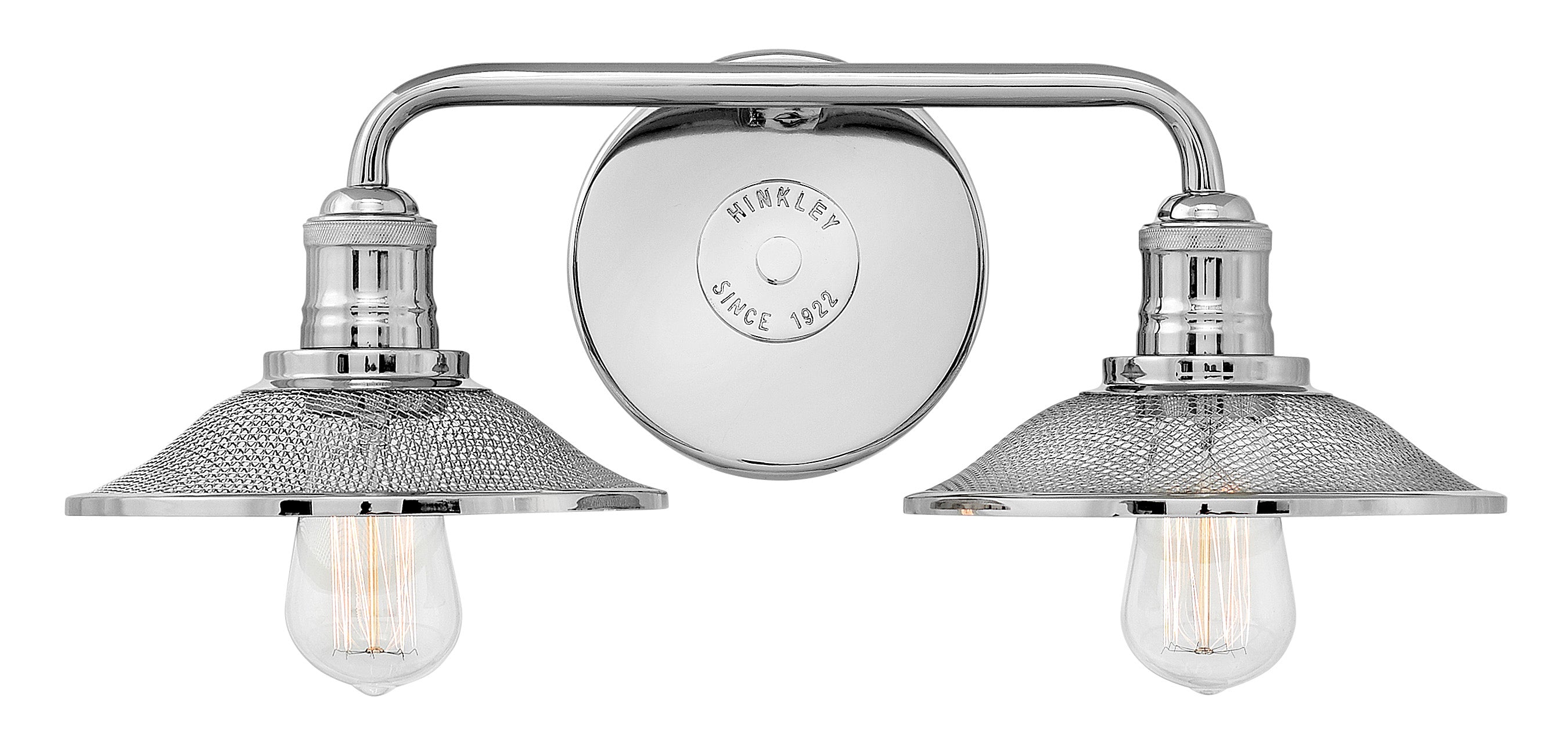 Petit luminaire de vanité à deux lumières