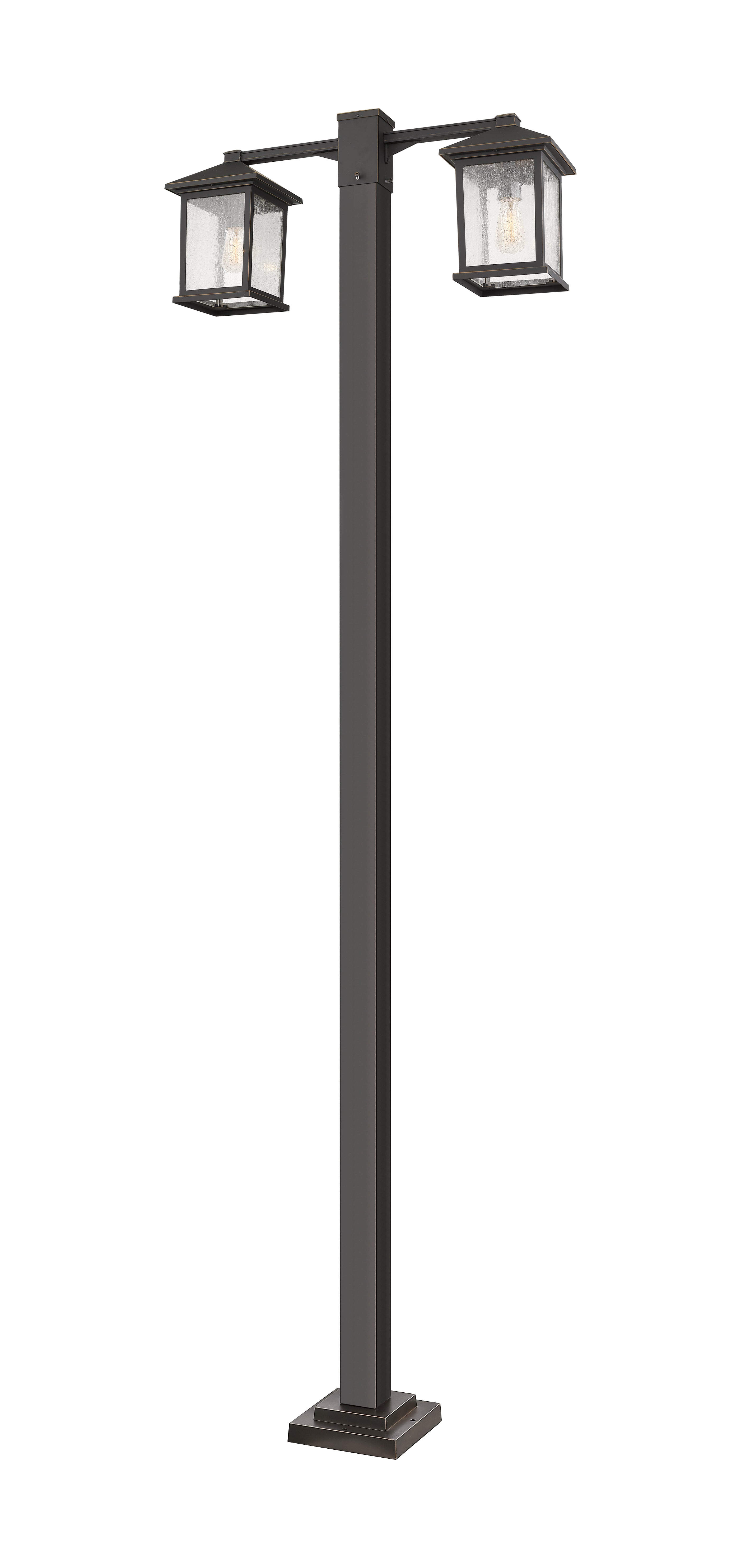 PORTLAND Luminaire sur poteau Bronze - 531-2-536P-ORB | Z-LITE