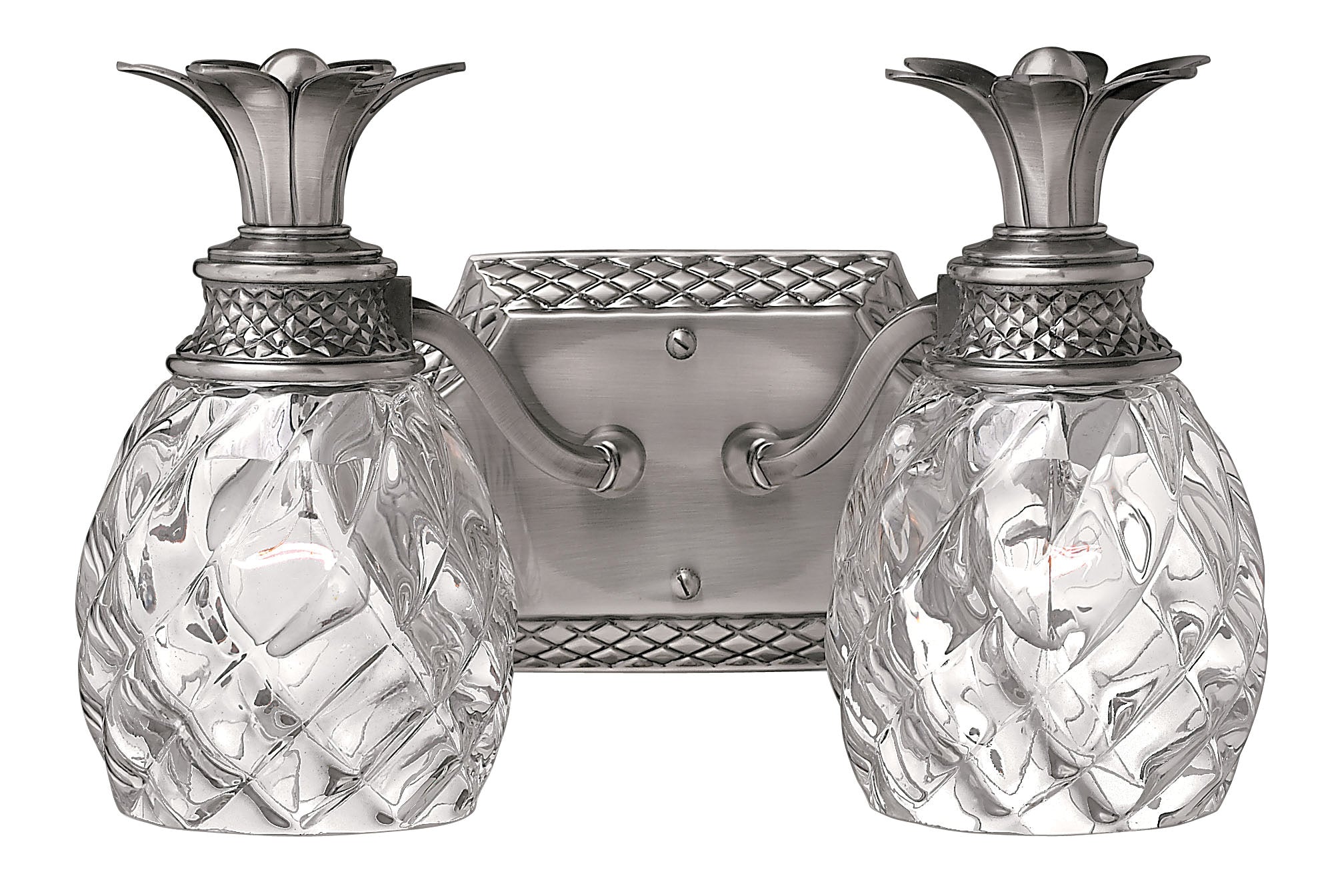 Petit luminaire de vanité à deux lumières