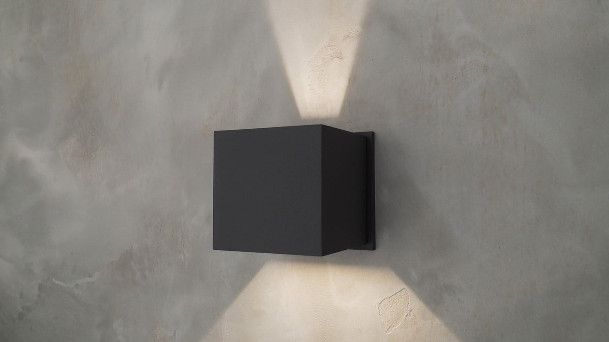 ET2 - Applique murale extérieure DEL | Alumilux Cube - E41308-BZ
