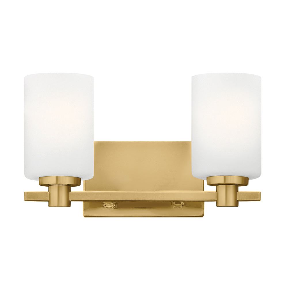 Petit luminaire de vanité à deux lumières