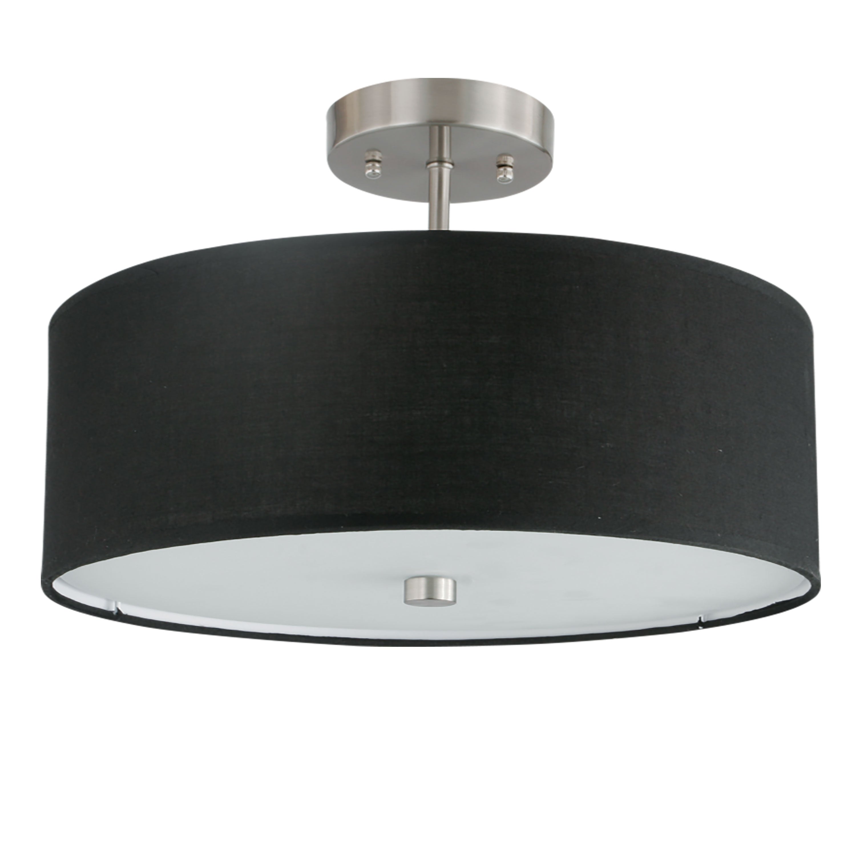 EVERLY Semi-Flush mount  Black - 571-143SF-SC-BK | DAINOLITE