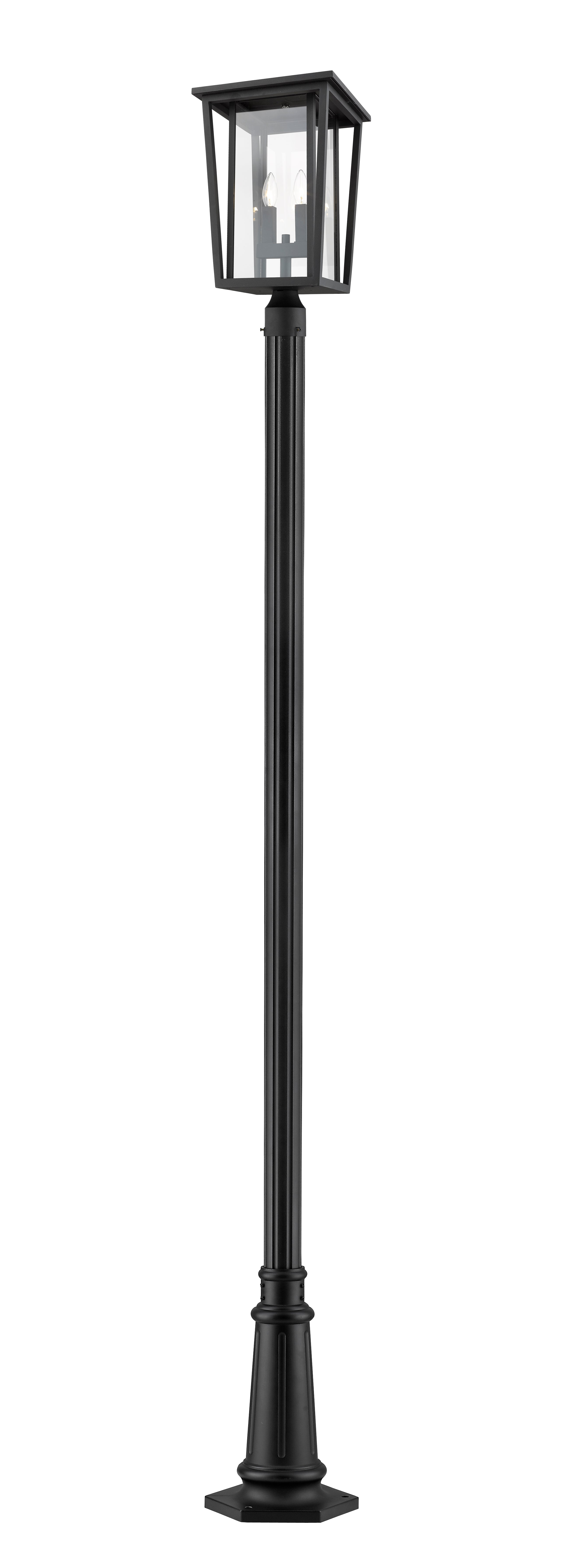 SEOUL Luminaire sur poteau Noir - 571PHBR-557P-BK | Z-LITE