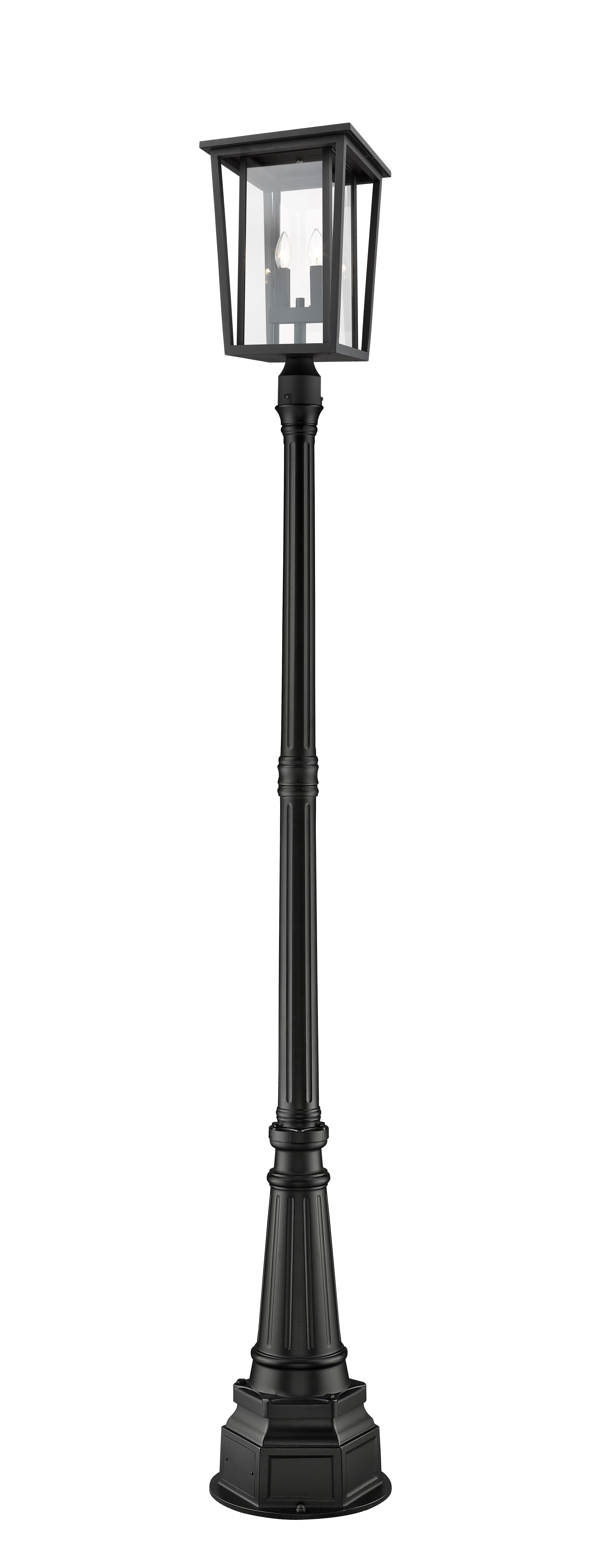 SEOUL Luminaire sur poteau Noir - 571PHBR-564P-BK | Z-LITE