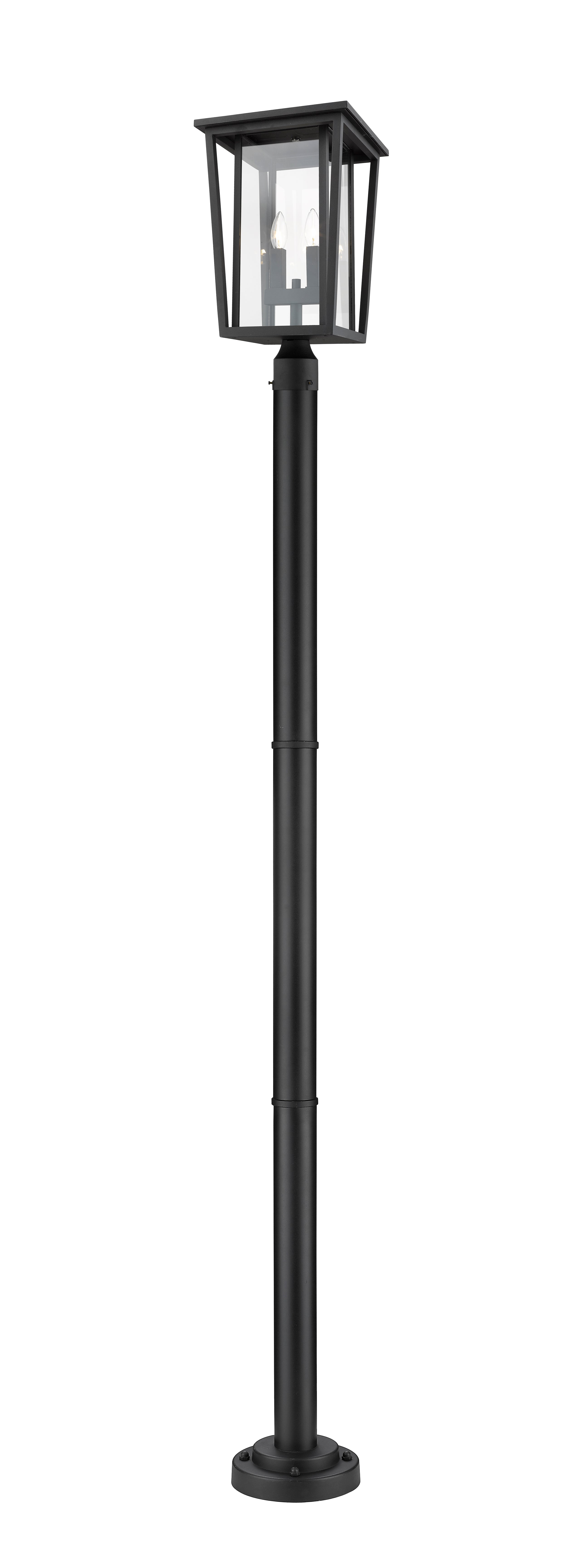 SEOUL Luminaire sur poteau Noir - 571PHBR-567P-BK | Z-LITE