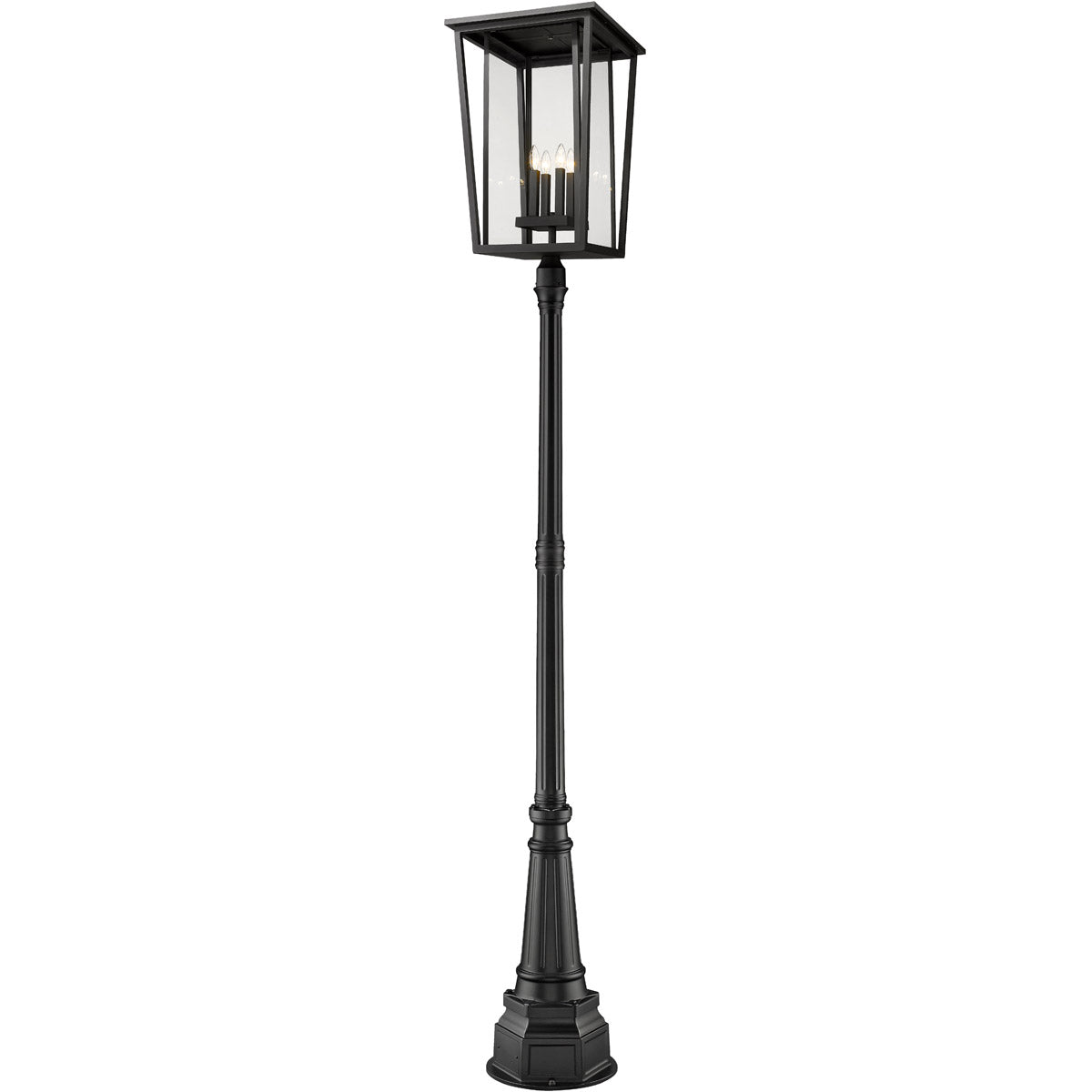 SEOUL Luminaire sur poteau Noir - 571PHXXLR-564P-BK | Z-LITE