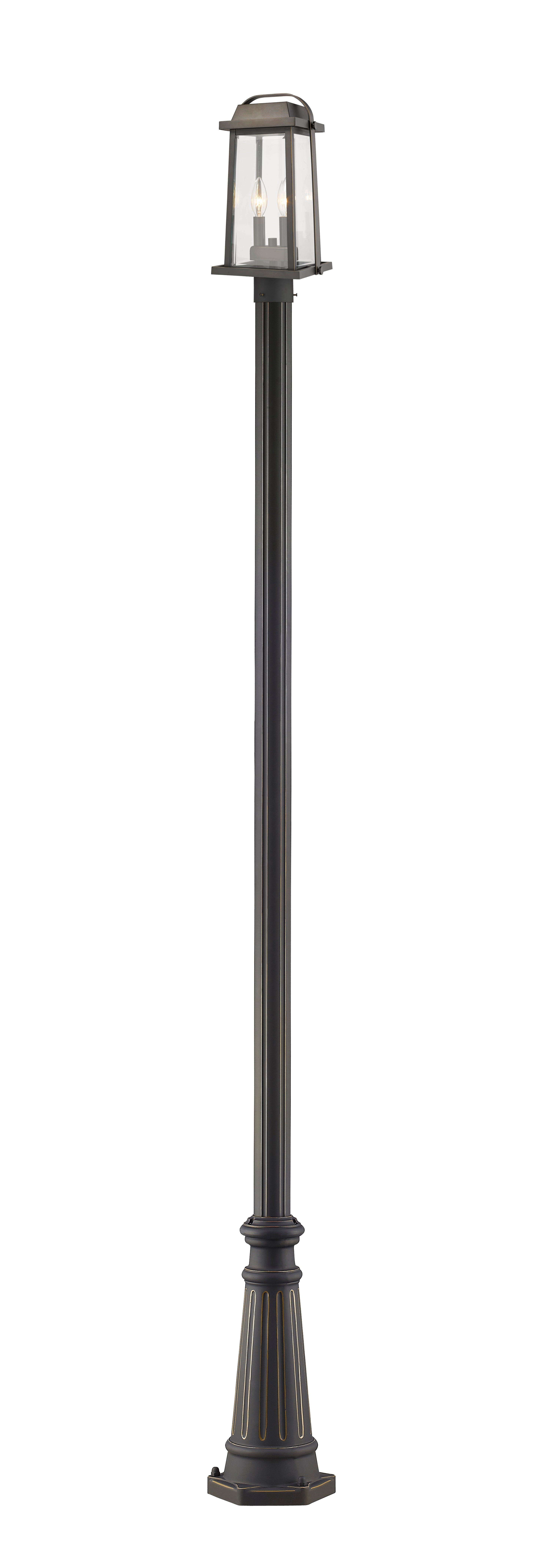 MILLWORKS Luminaire sur poteau Bronze - 574PHMR-519P-ORB | Z-LITE