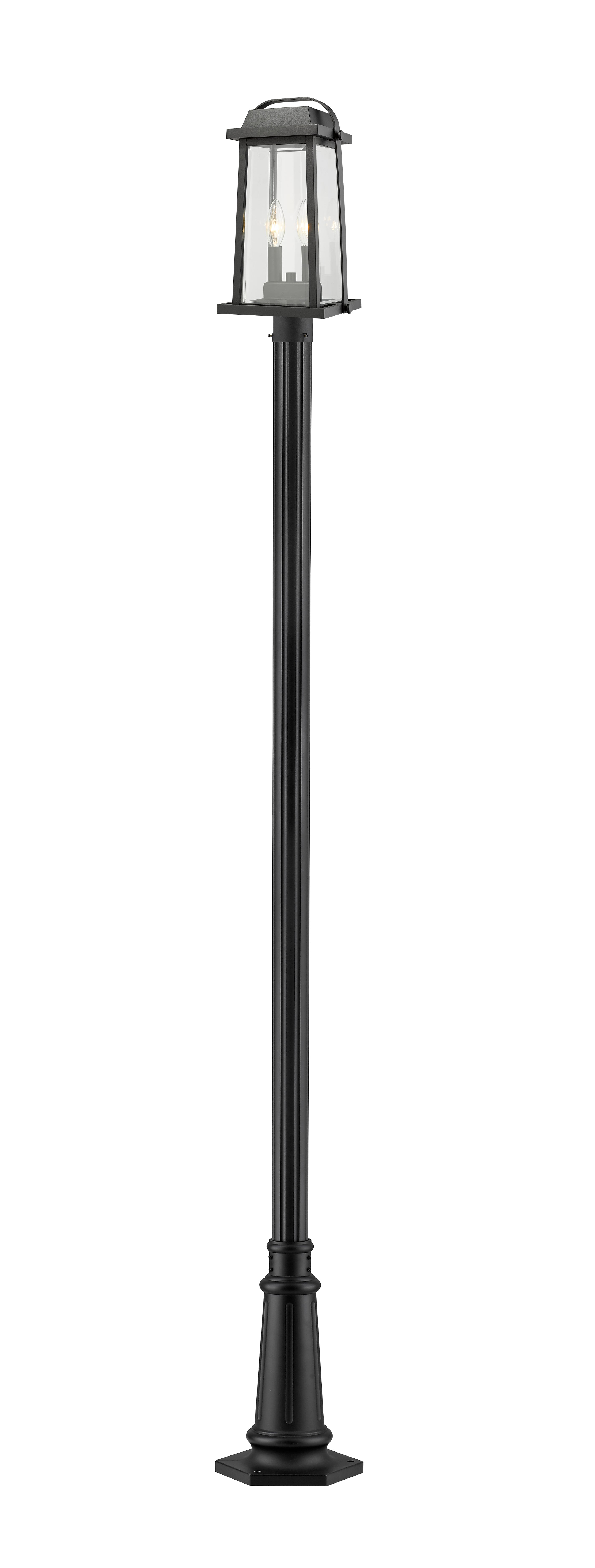 MILLWORKS Luminaire sur poteau Noir - 574PHMR-557P-BK | Z-LITE