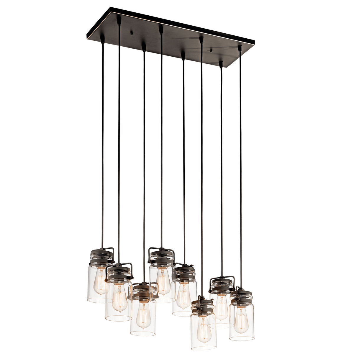 Lustre linéaire 8 lumières | Brinley
