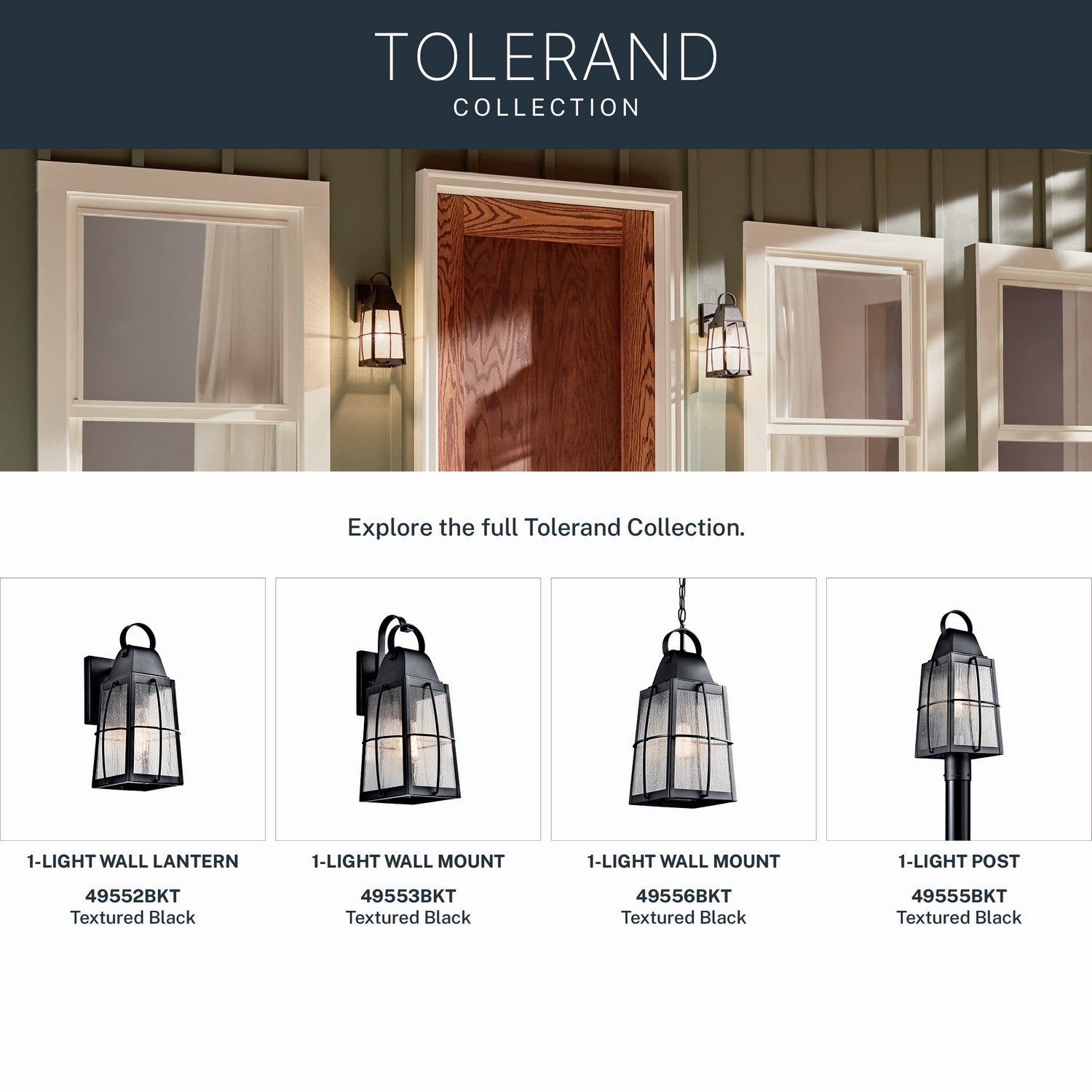 Lampadaire extérieur 1 lumière | Tolerand