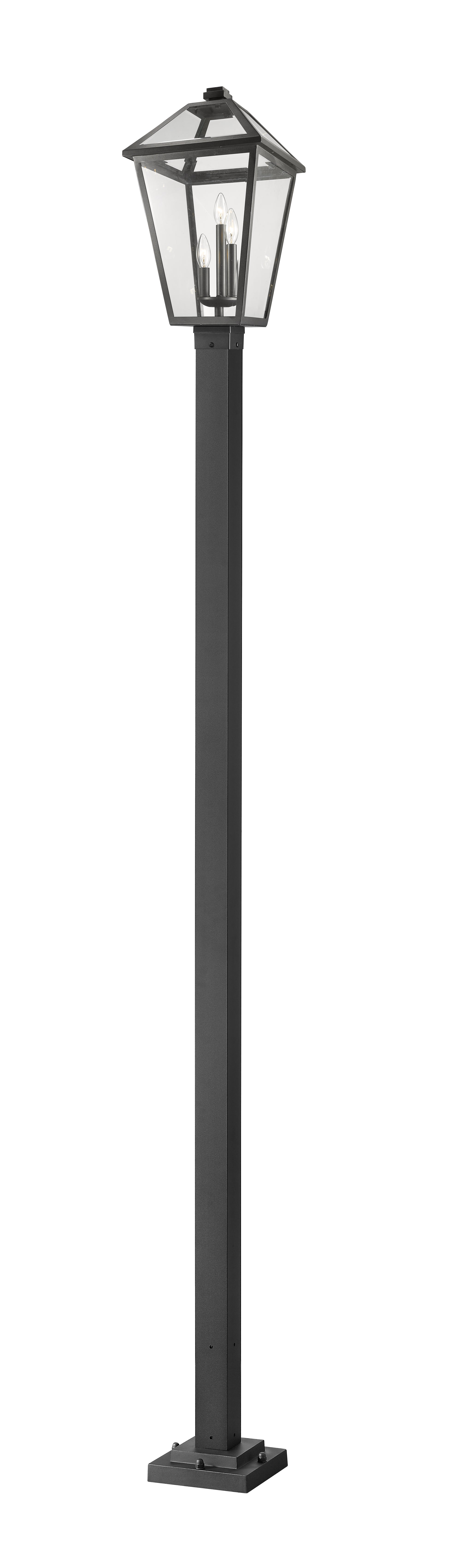 TALBOT Luminaire sur poteau Noir - 579PHXLS-536P-BK | Z-LITE