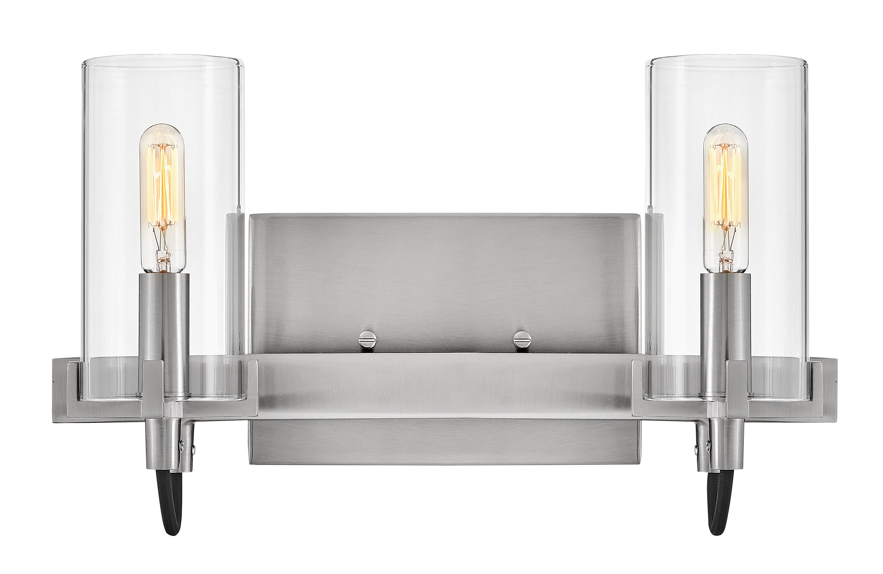 Petit luminaire de vanité à deux lumières