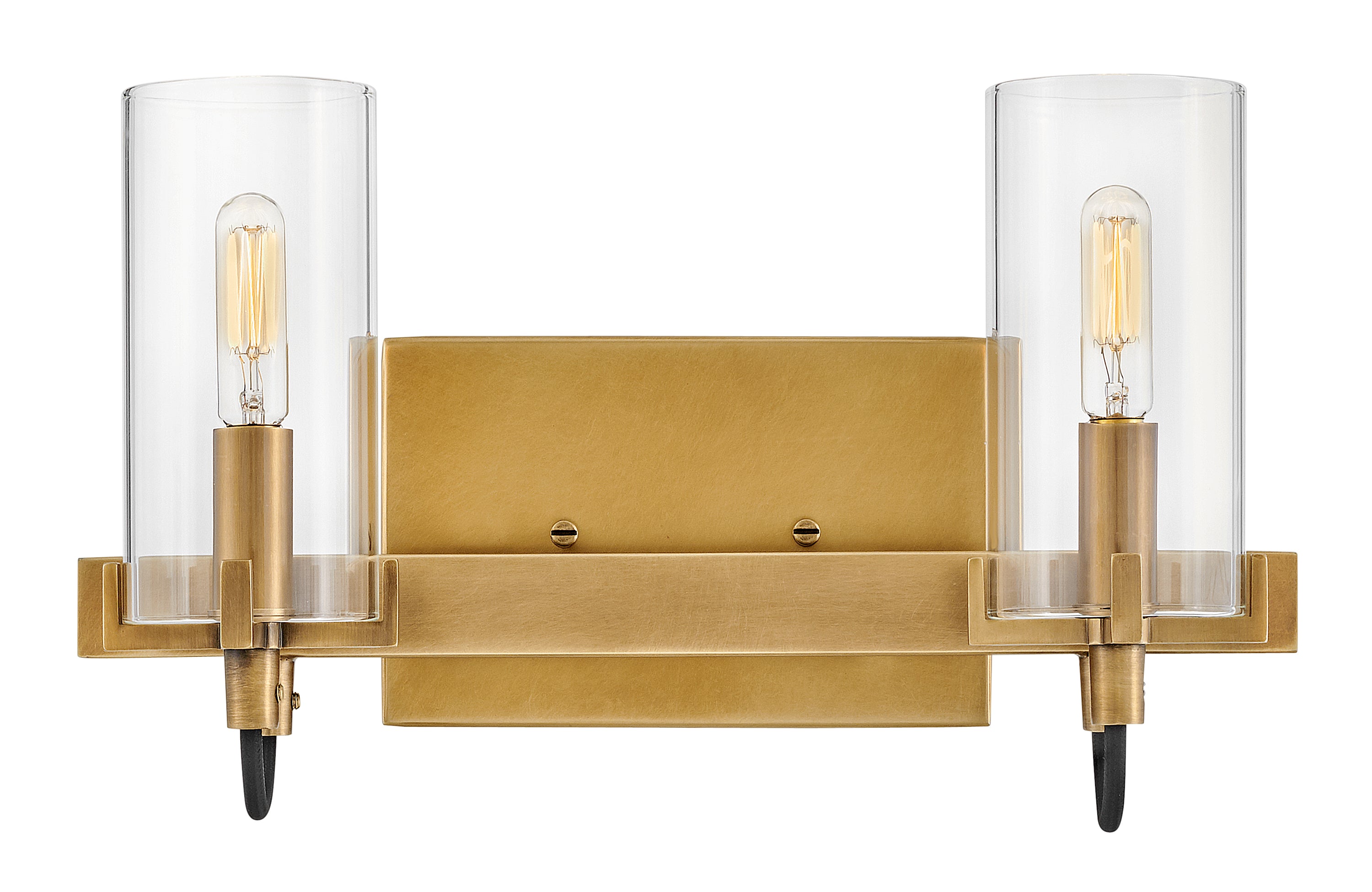 Petit luminaire de vanité à deux lumières