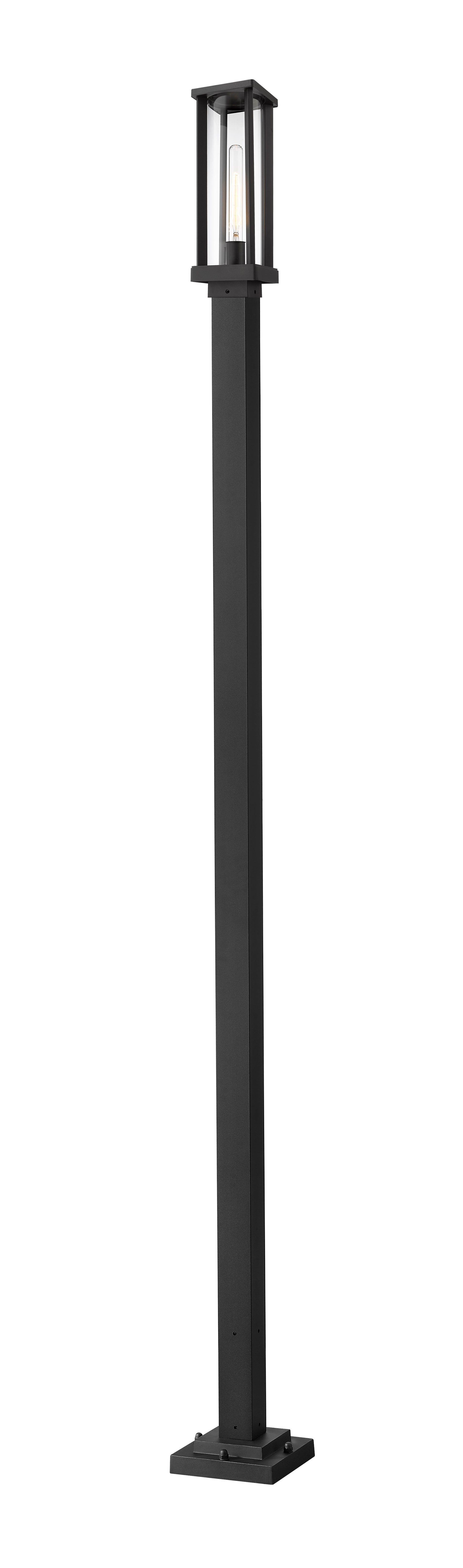 GLENWOOD Luminaire sur poteau Noir - 586PHMS-536P-BK | Z-LITE