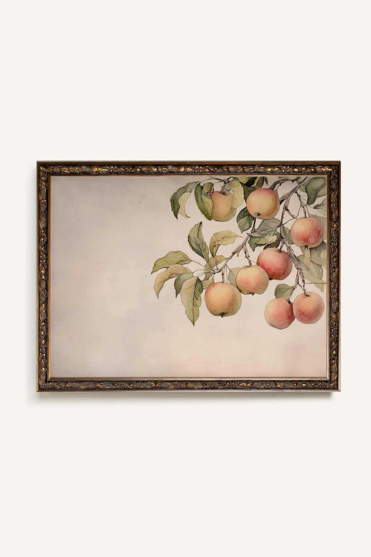 RÉCOLTE D’AUTOMNE, CADRE VINTAGE BRONZE