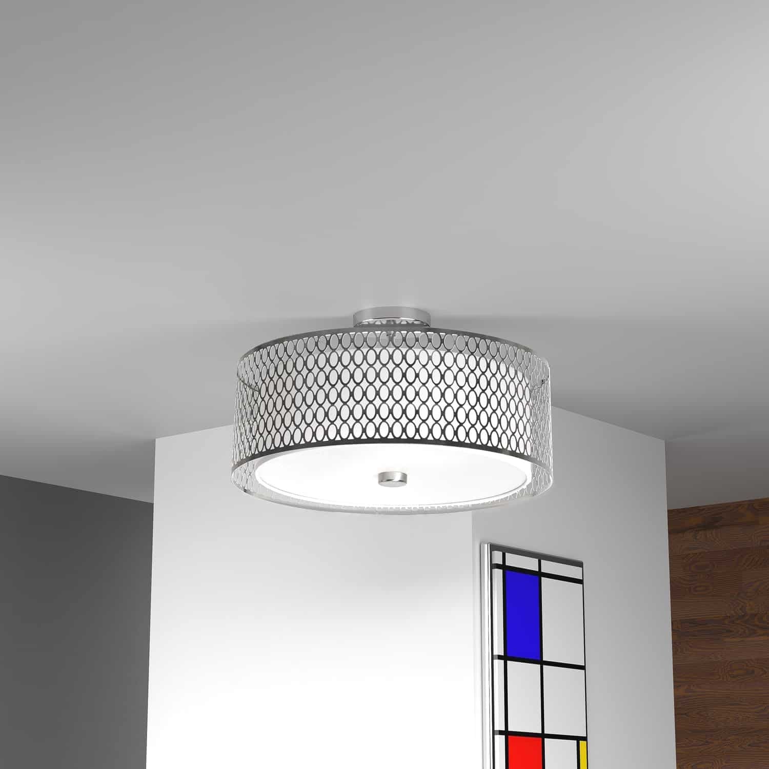 Semi-plafonnier 3 lumières | Kordan