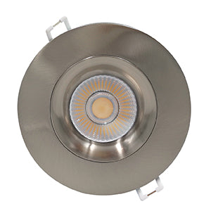 Encastré DEL dirigeable Nickel brossé |