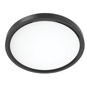 EDGE LIT Flush mount  Black INTEGRATED LED - 69184 | STANPRO