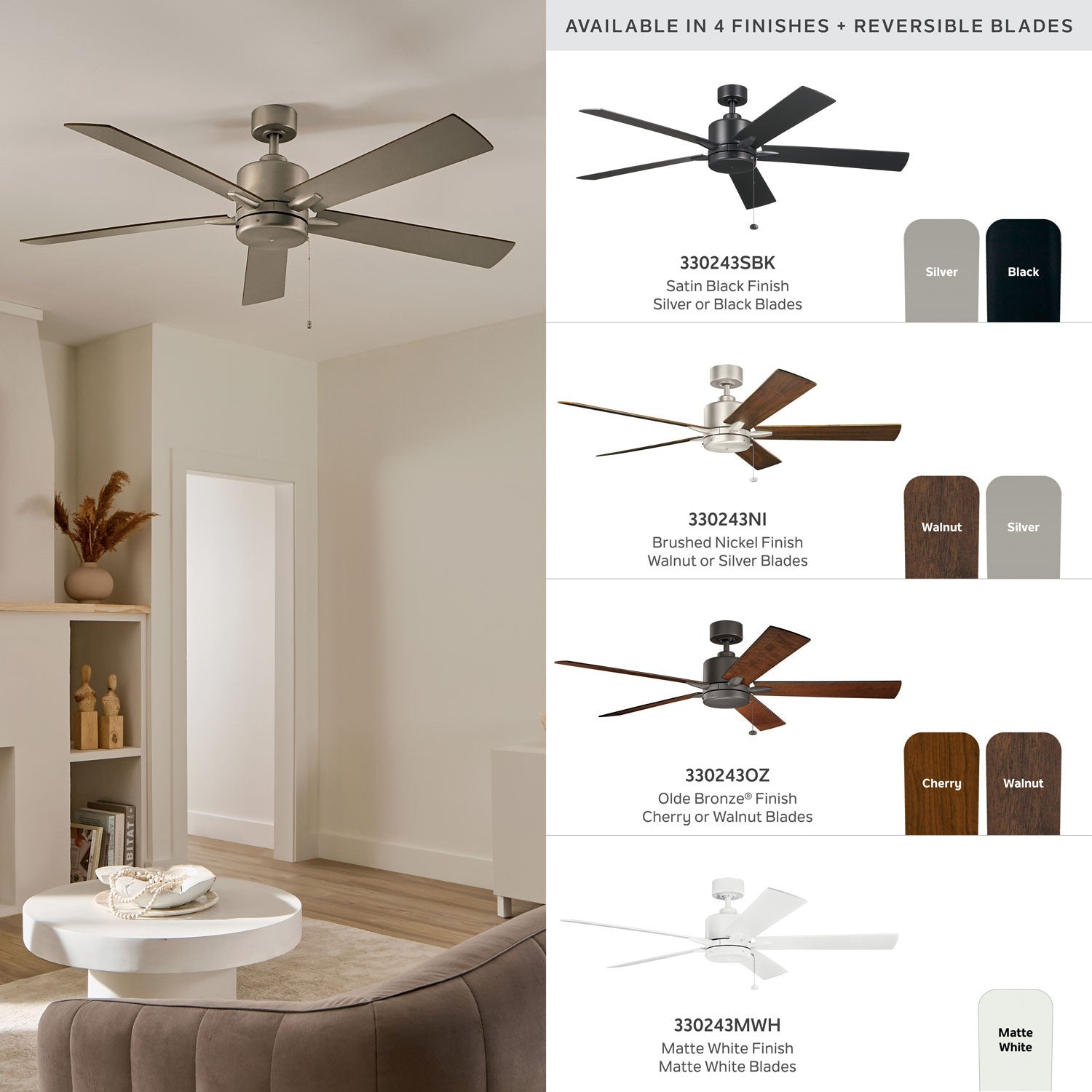 Ventilateur de plafond 60 po | Lucian II
