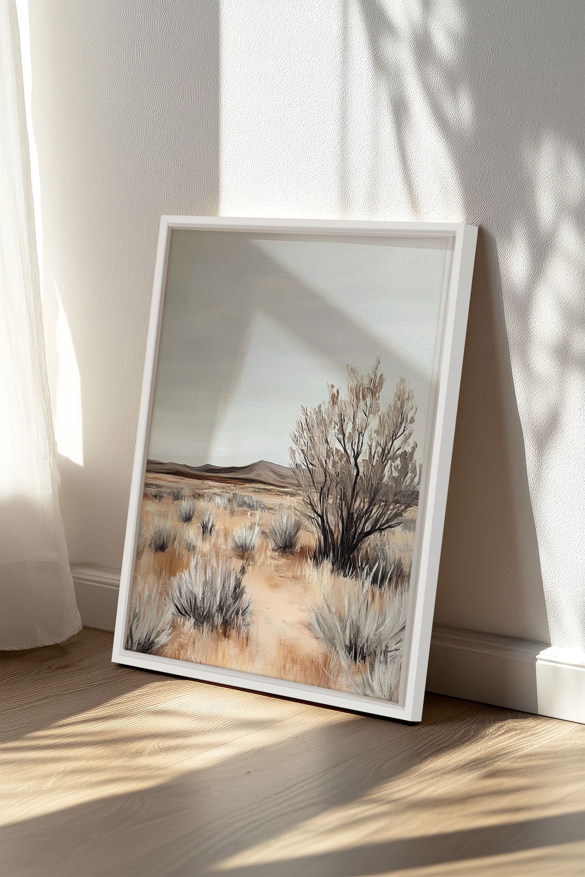 DOUCEUR ARIDE, Oeuvre sur toile étirée