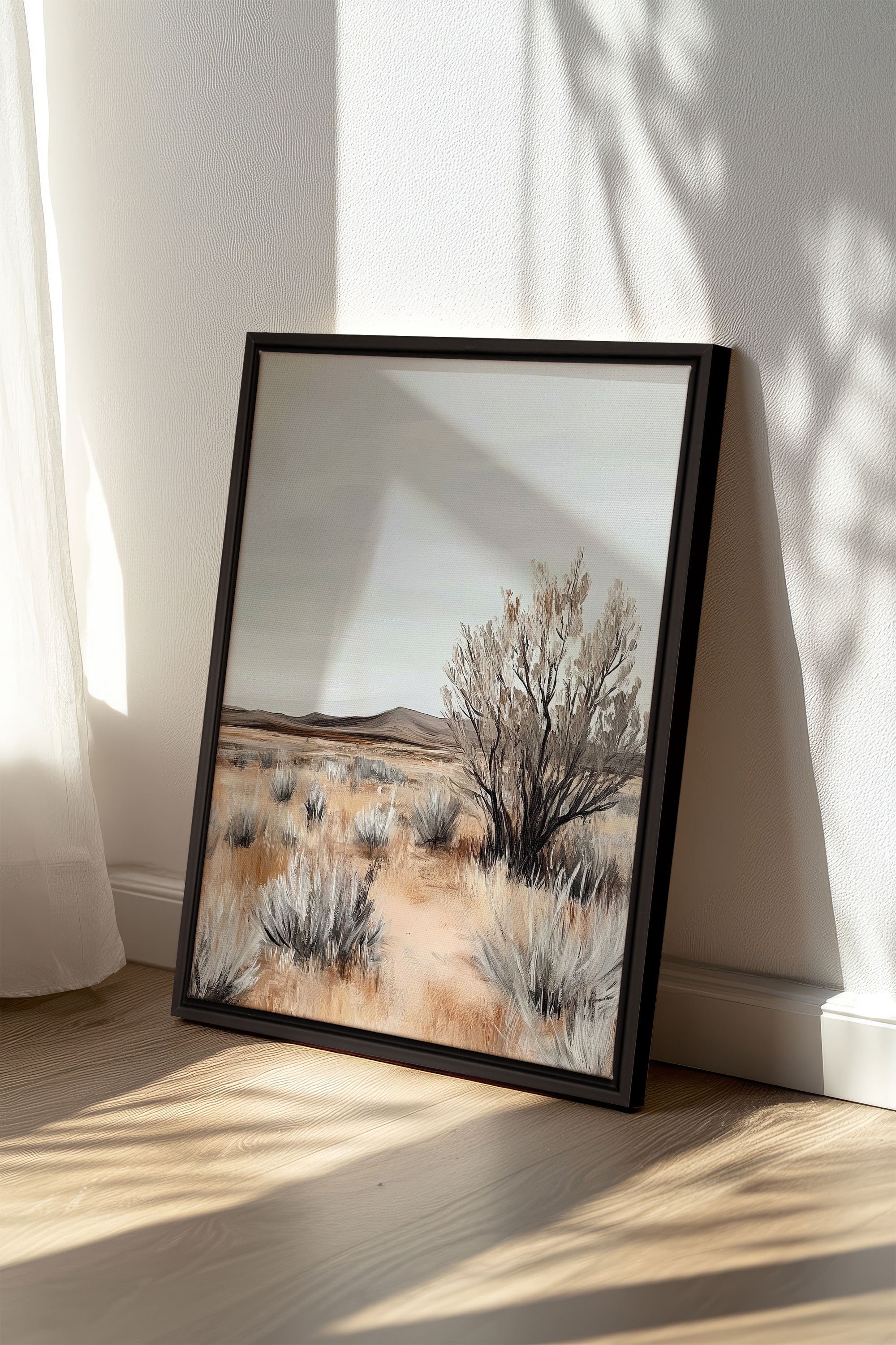 DOUCEUR ARIDE, Oeuvre sur toile étirée